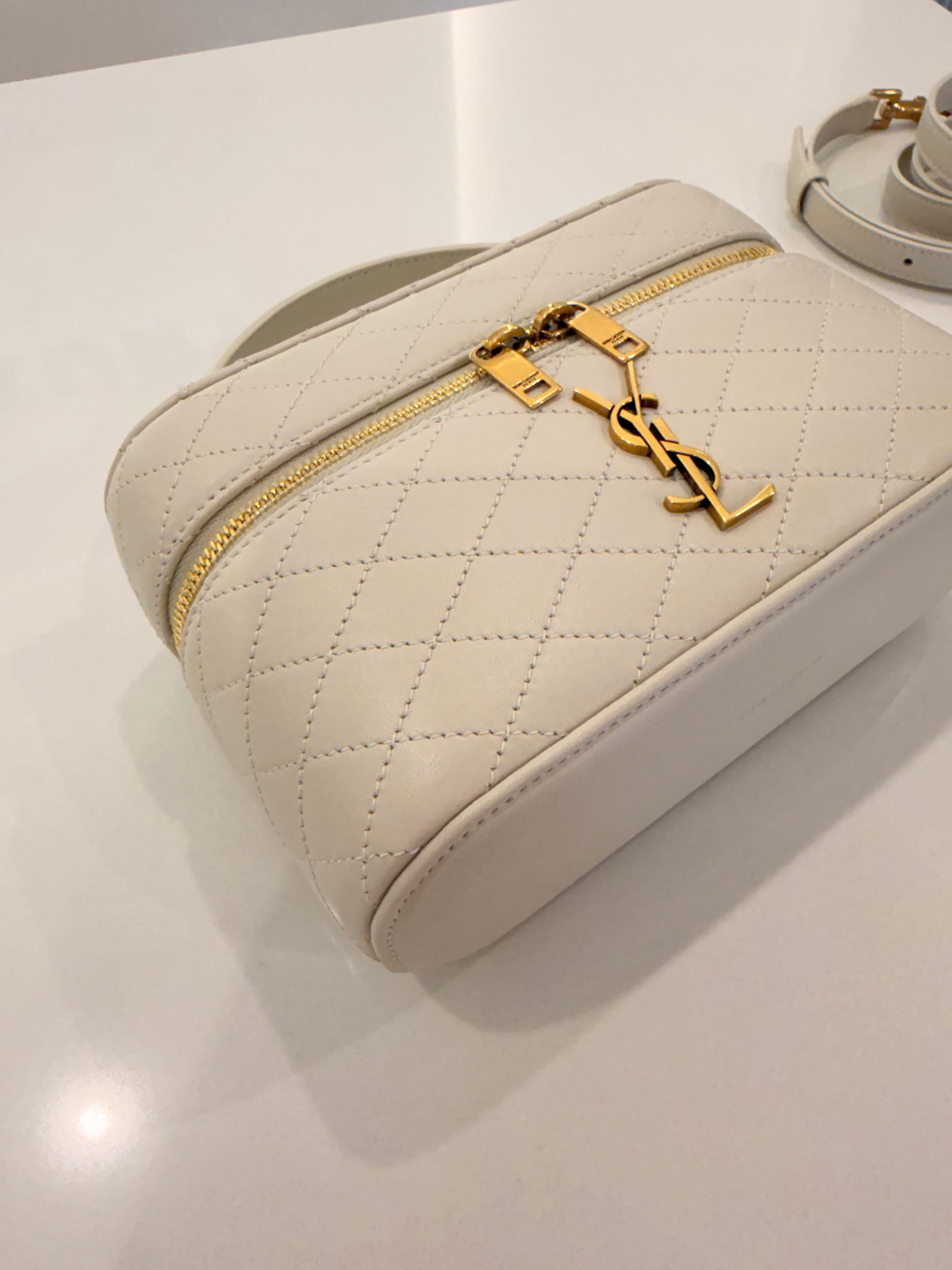 SAINT LAURENT VANITY MEDIO BIANCO