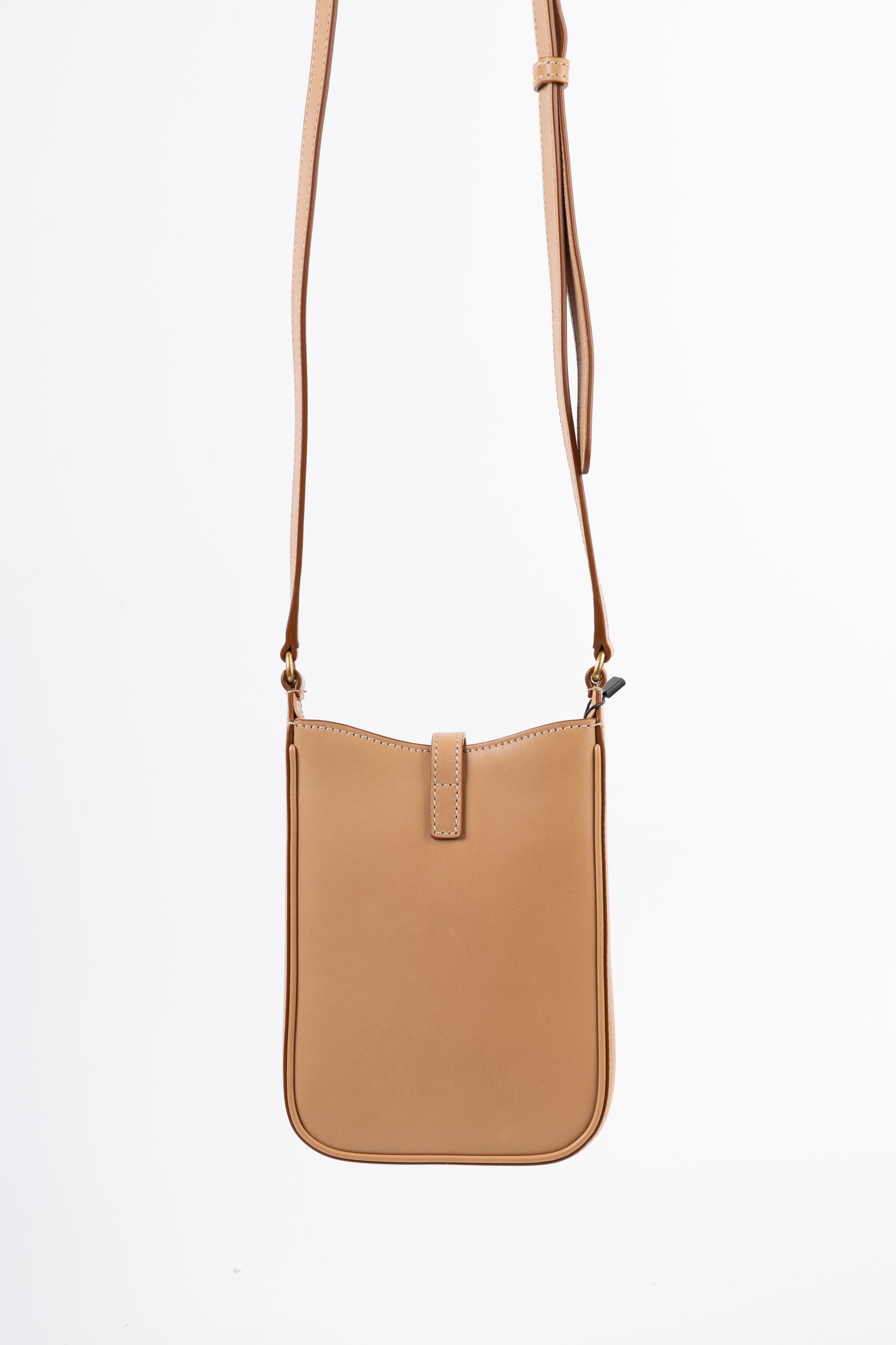 Saint Laurent Mini Le 5 à 7 Bucket Dark Beige