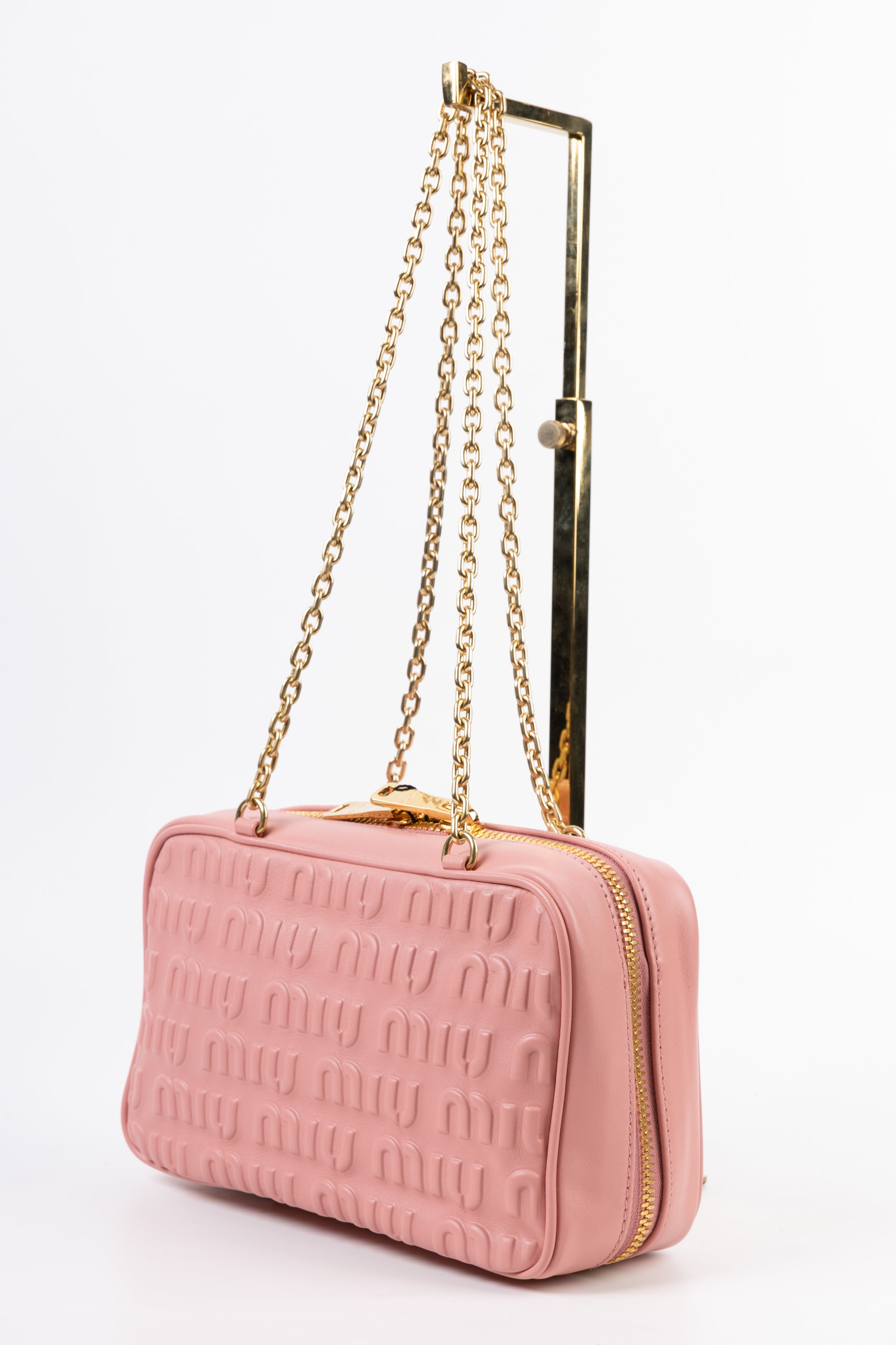 Miu Miu Camera Logo Rosa