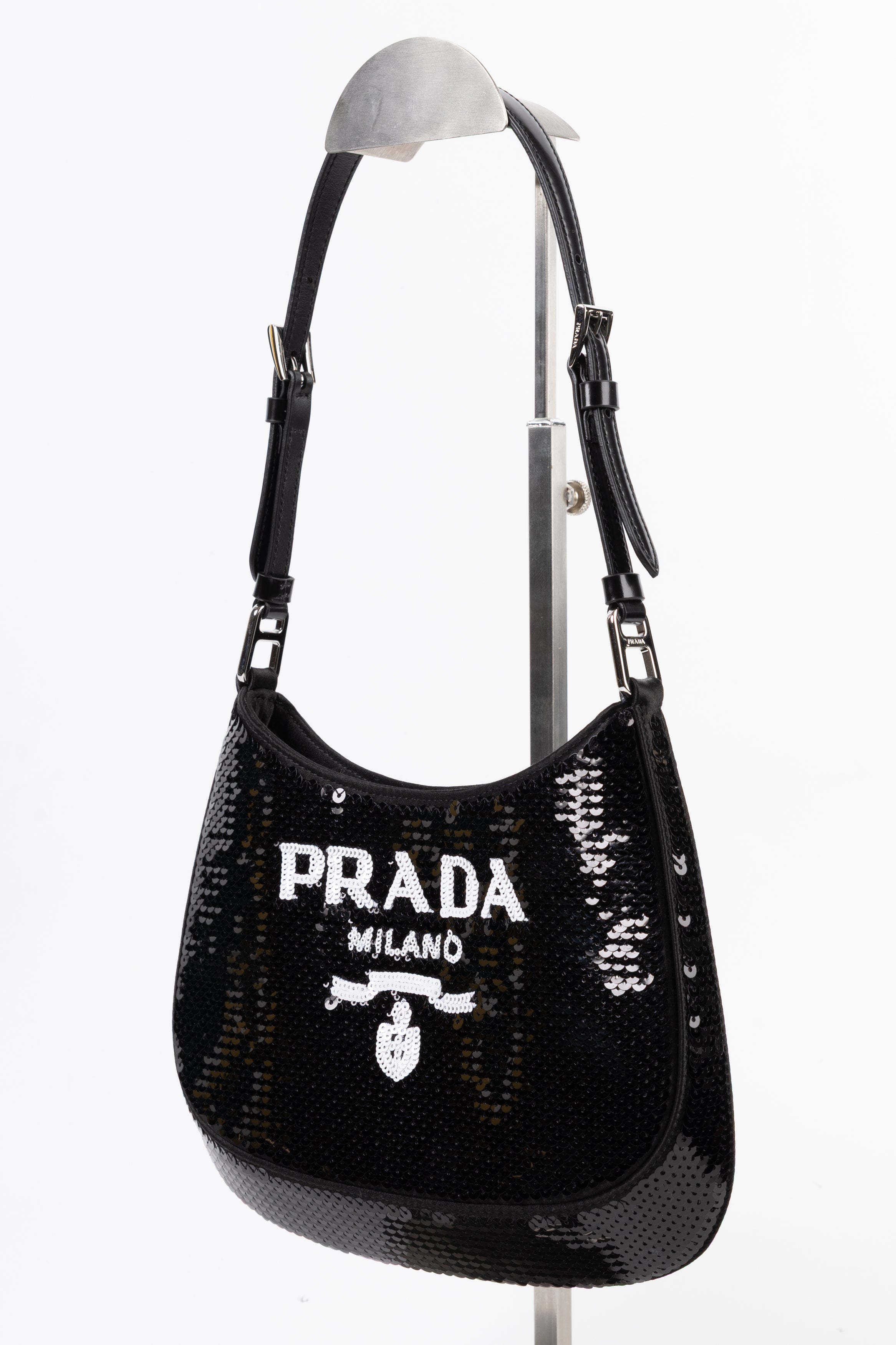 Prada Cleo Paillettes Nera