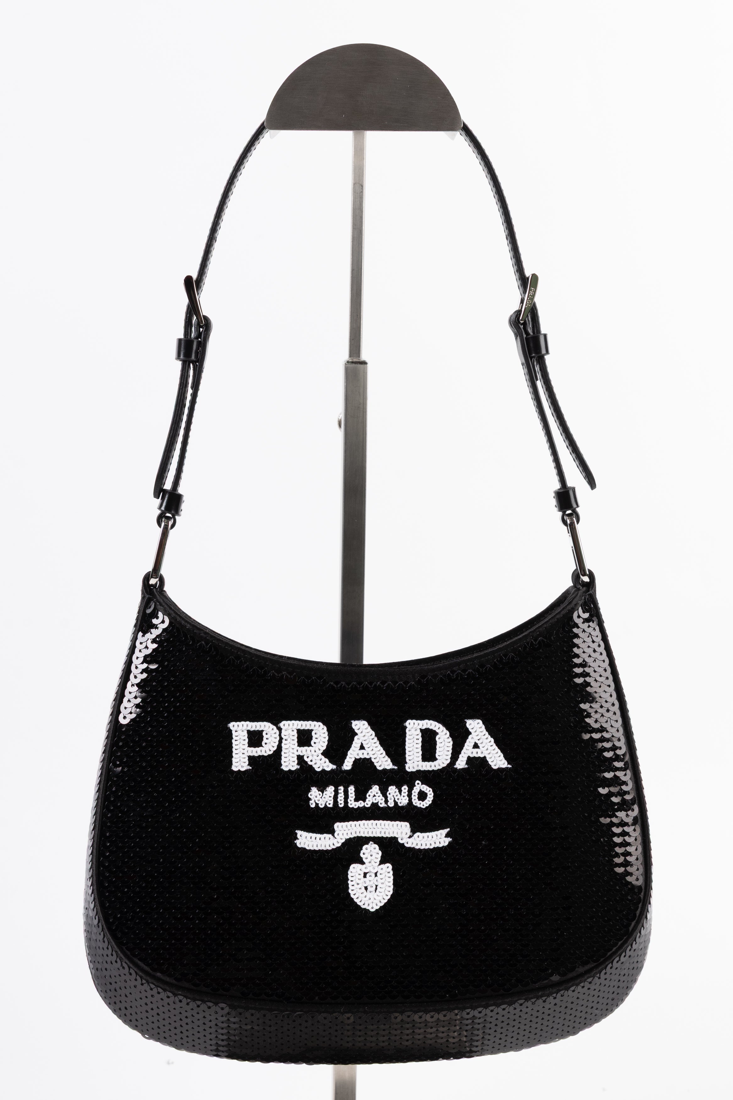 Prada Cleo Paillettes Nera