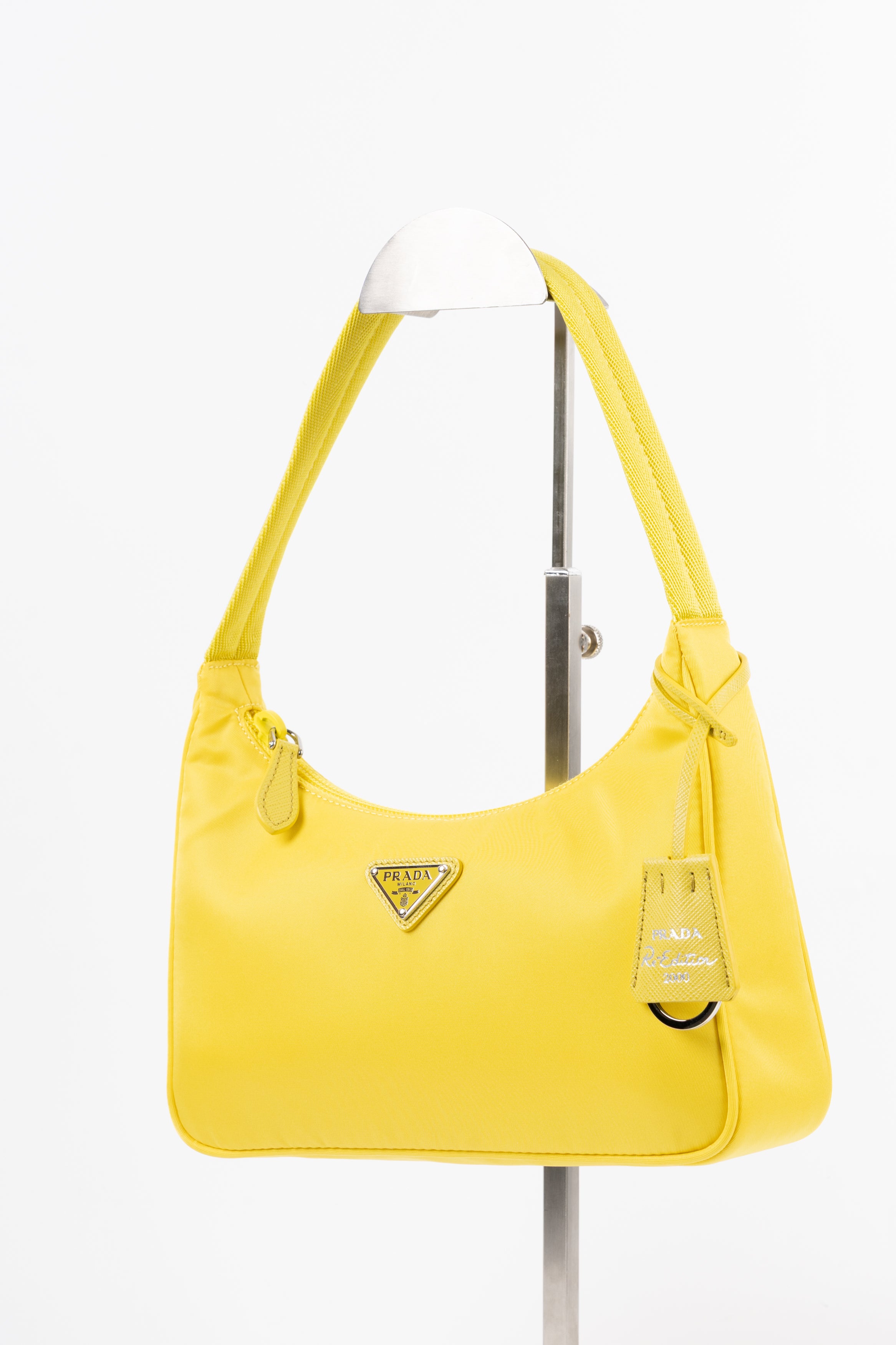 Prada Re-Edition Borsa a Spalla Giallo