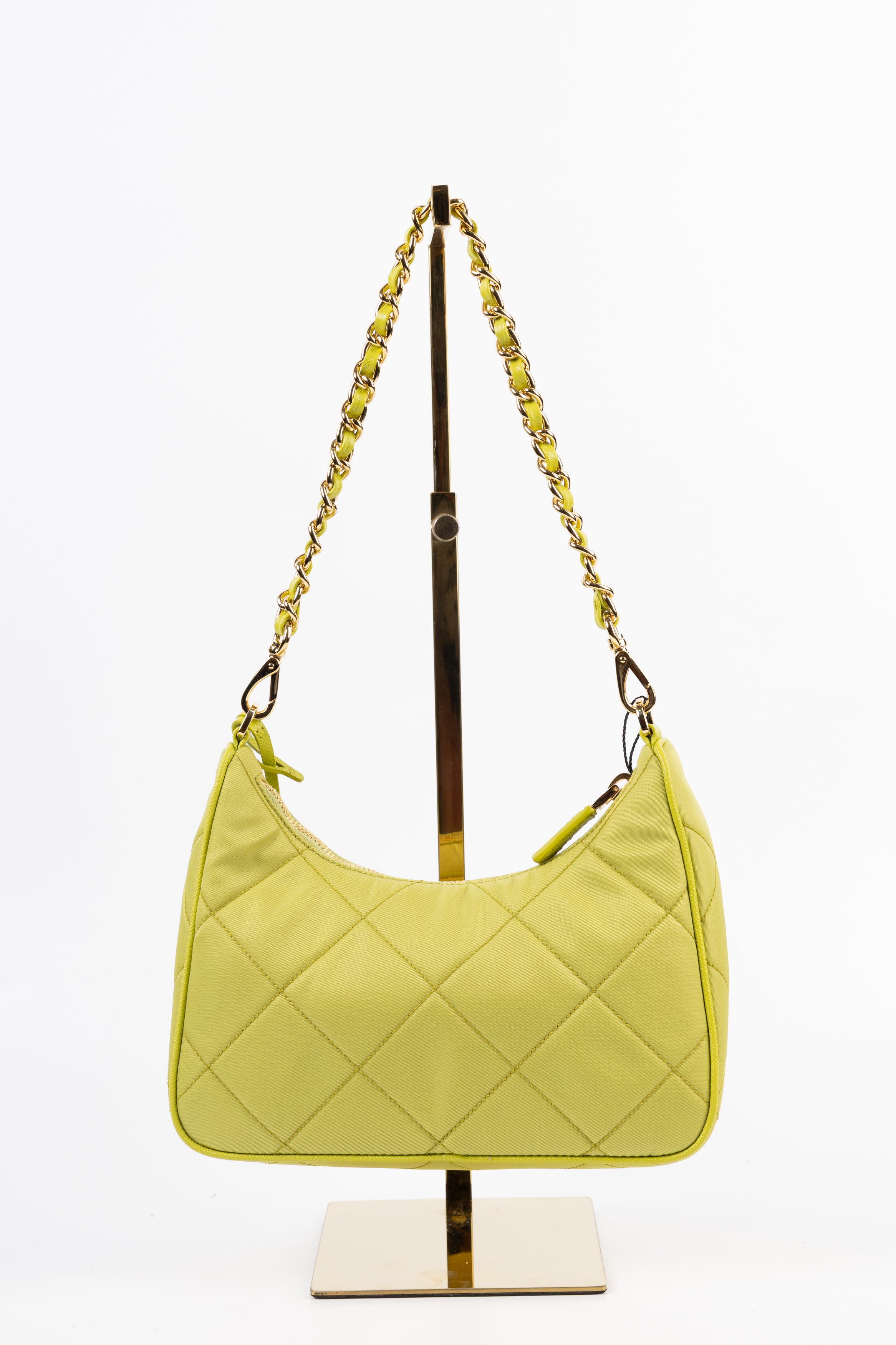 Prada Chain Nylon Verde Acido