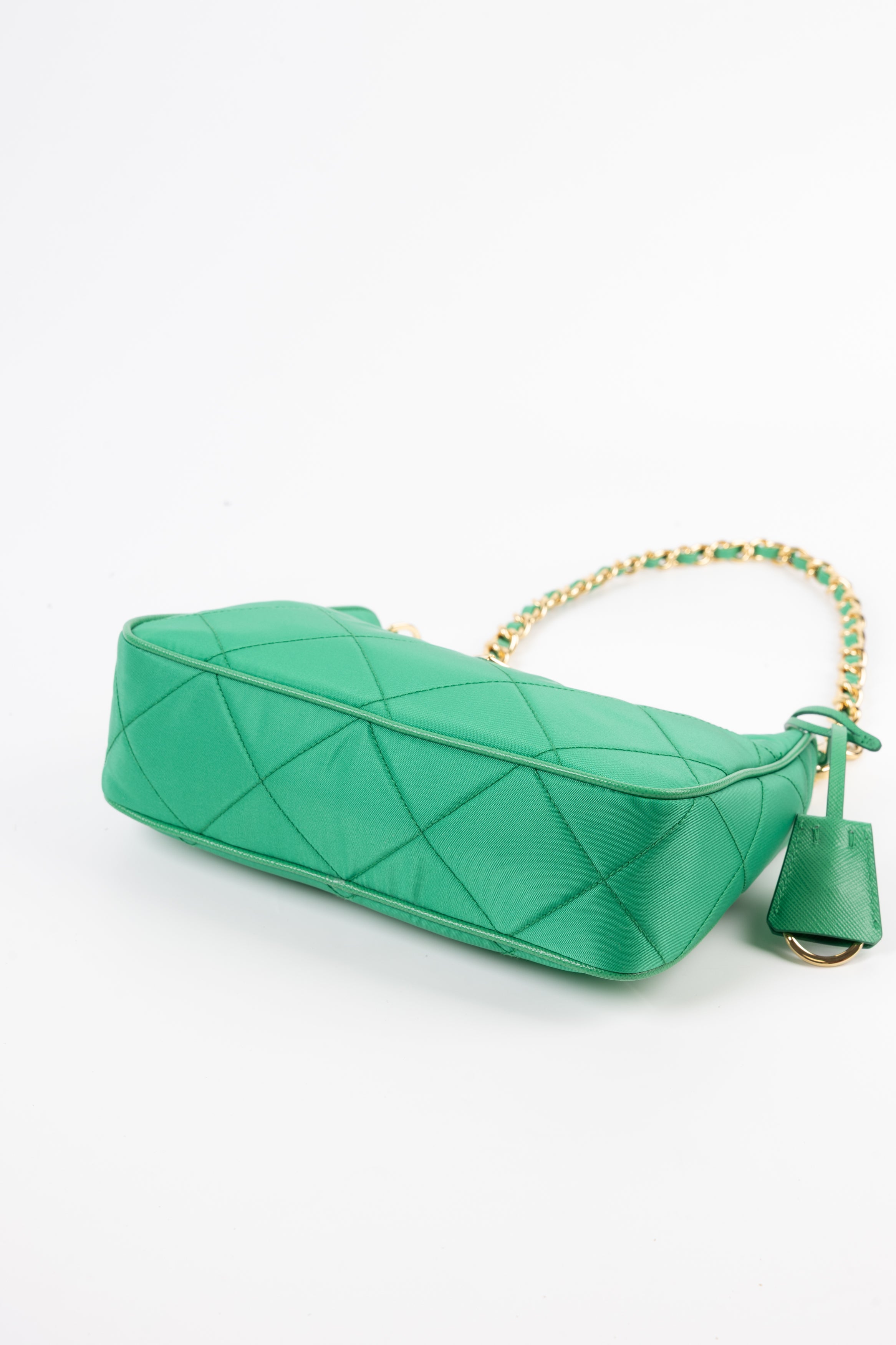 Prada Chain Nylon Verde Prato