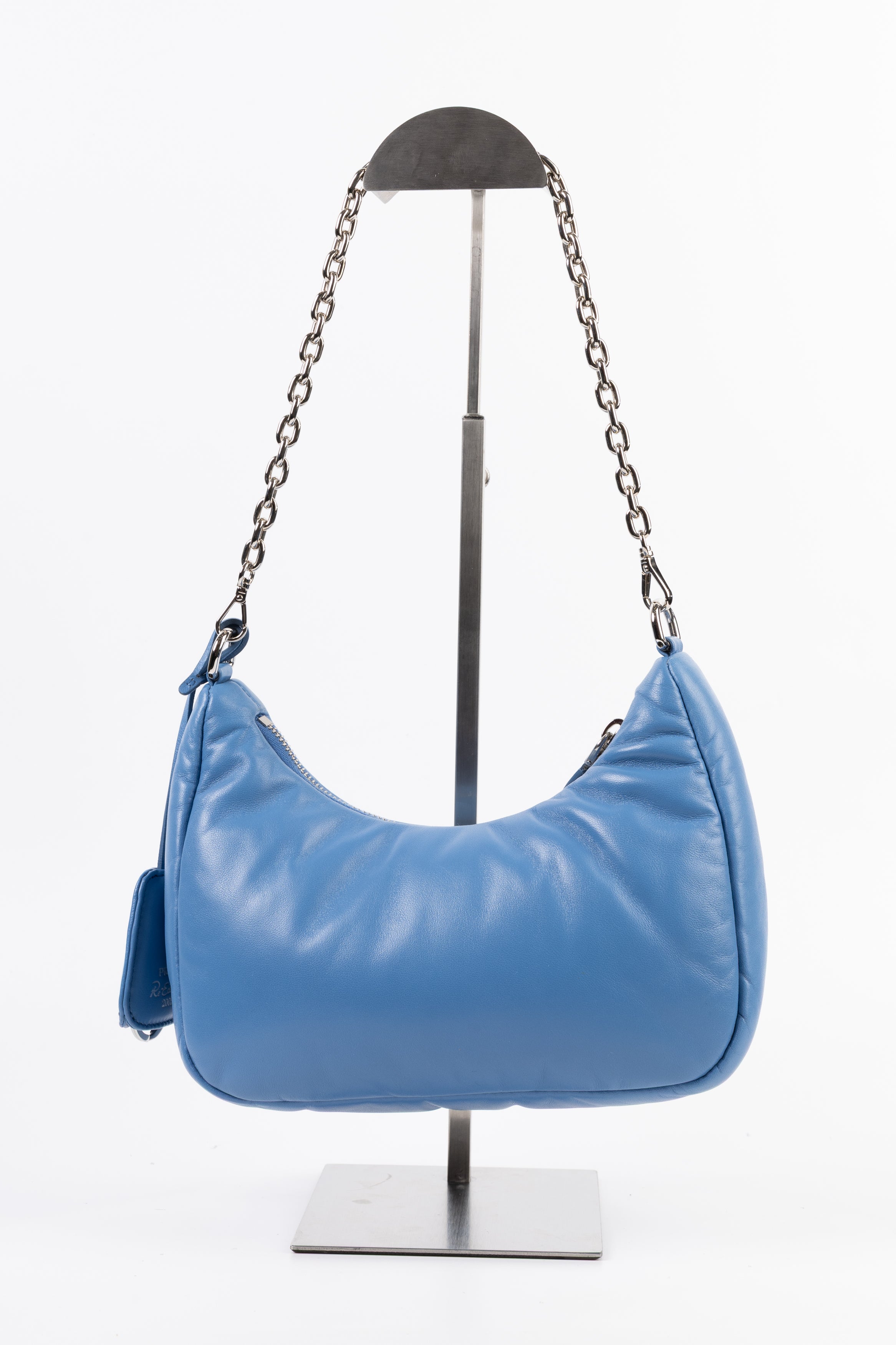 Prada Re-Edition Puffer Blu