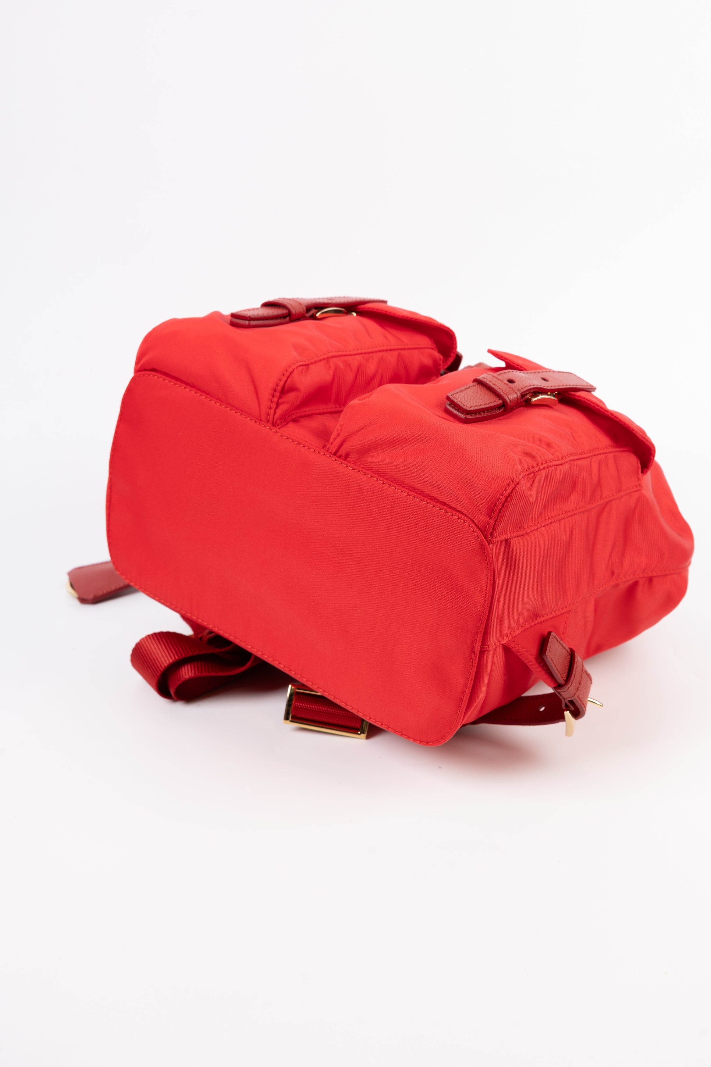 Prada Zaino Rosso in Nylon Medio