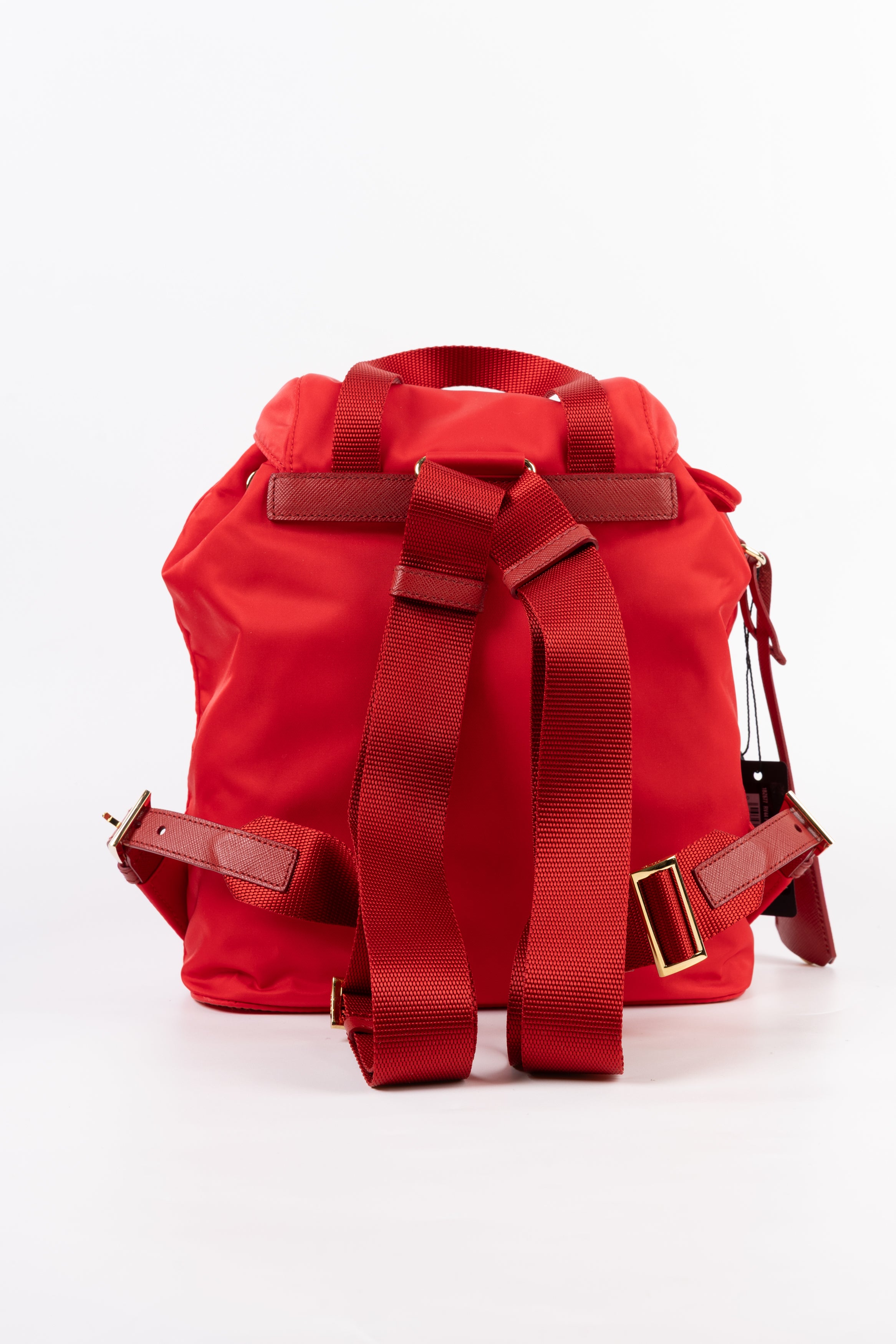 Prada Zaino Rosso in Nylon Medio