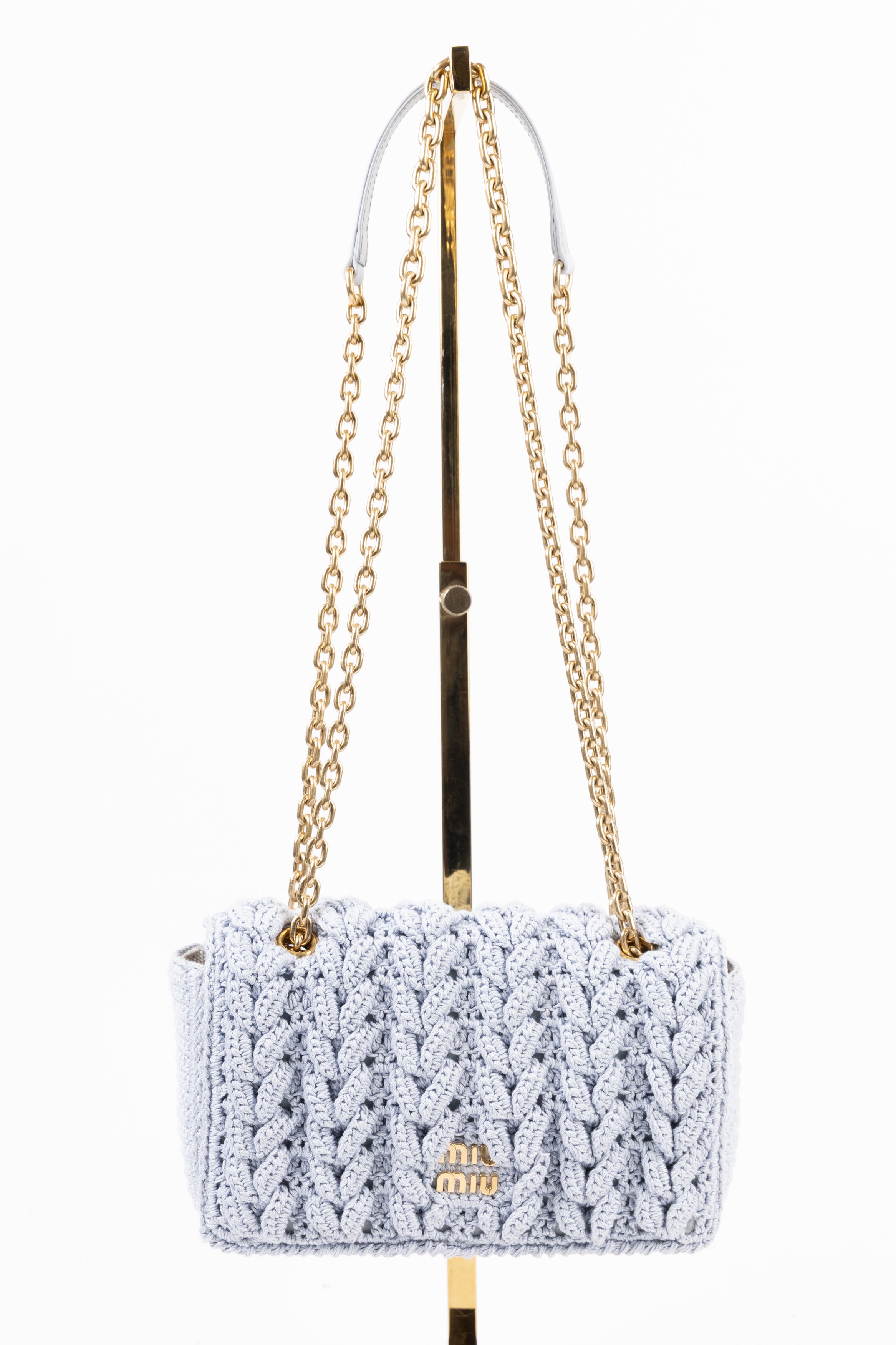 Miu Miu in Maglia con Trecce Fiordaliso