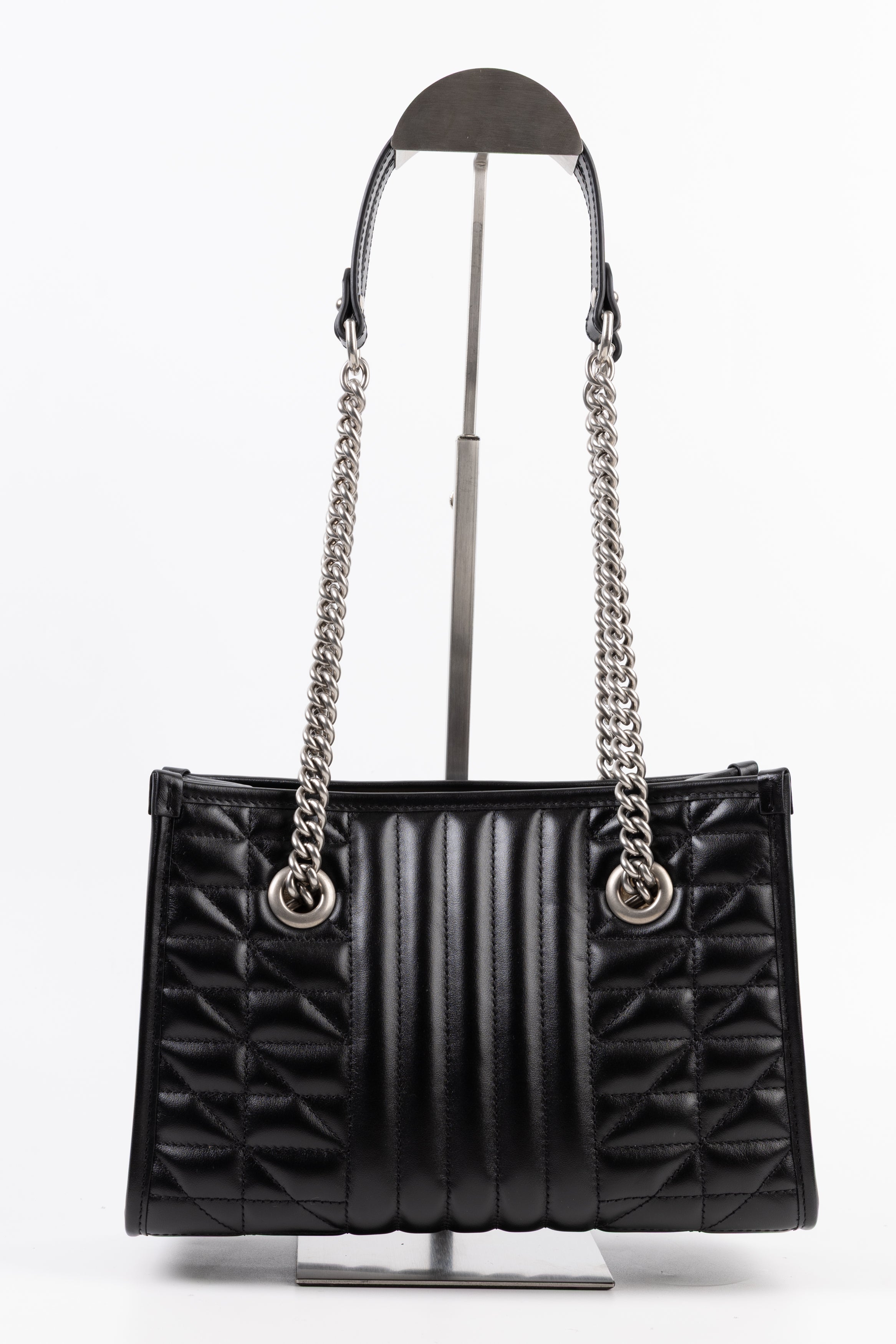 Gucci Nera Lion GG Marmont Silver