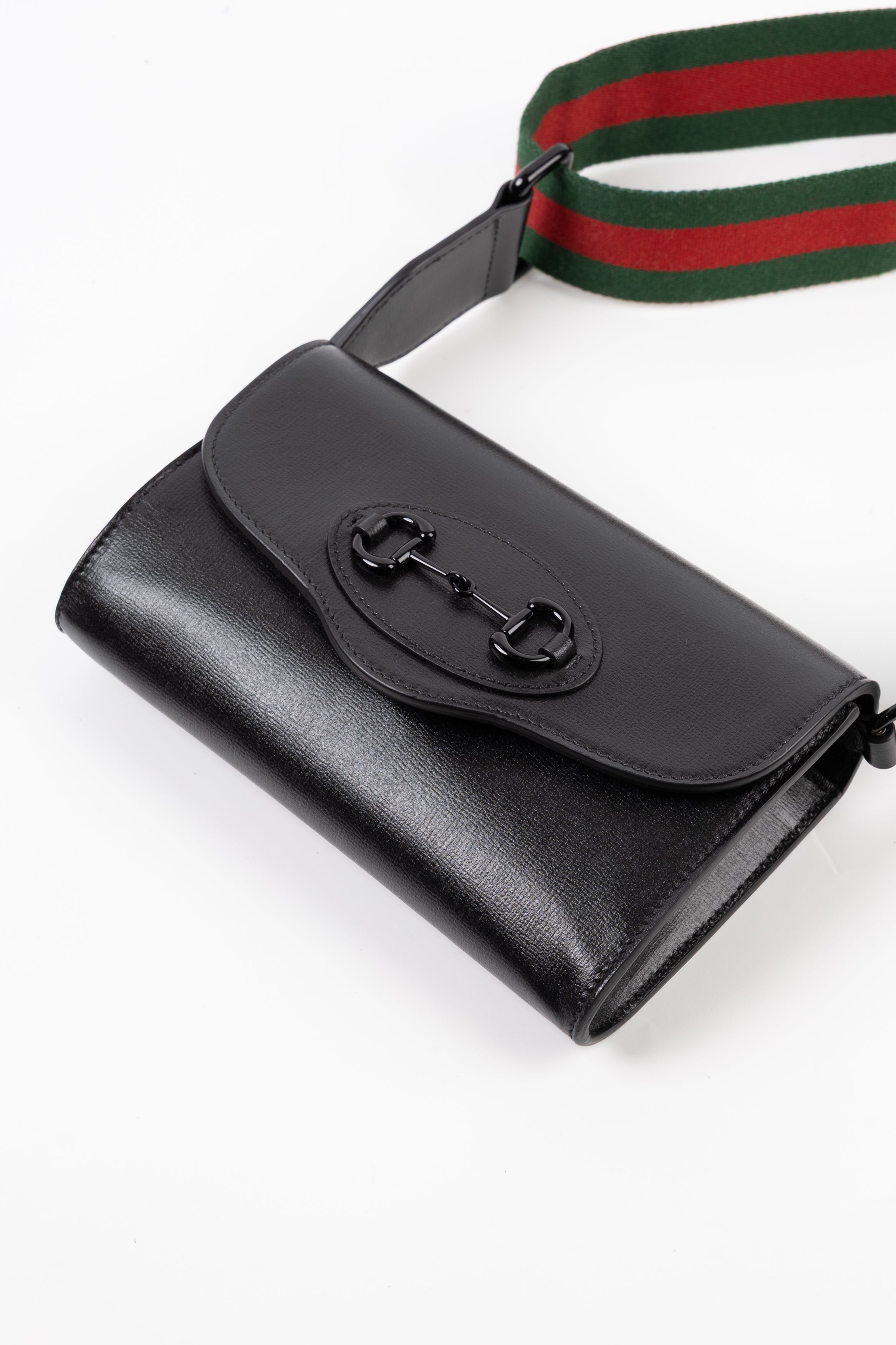 Gucci Horsebit Nera con Tracolla Web