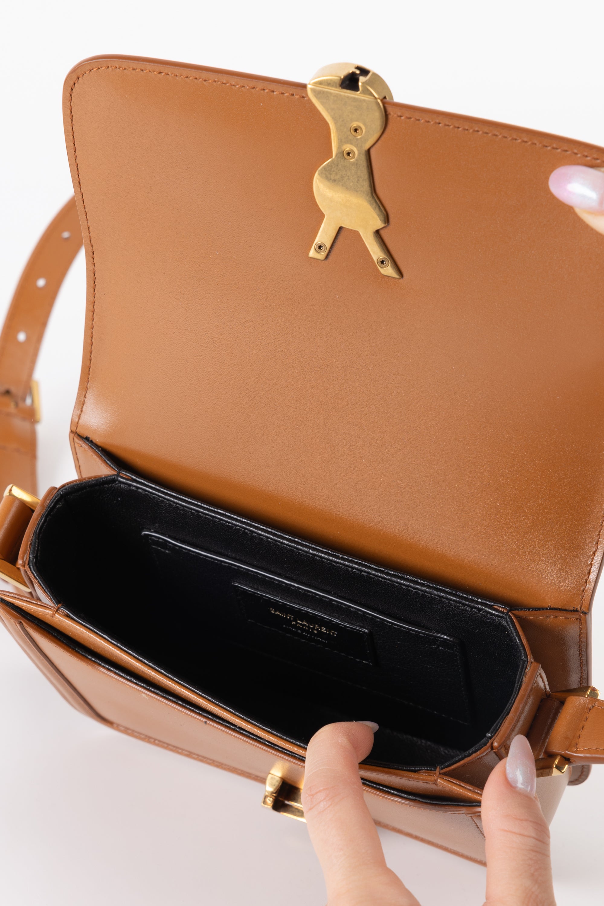 Saint Laurent Solferino Small Cuoio