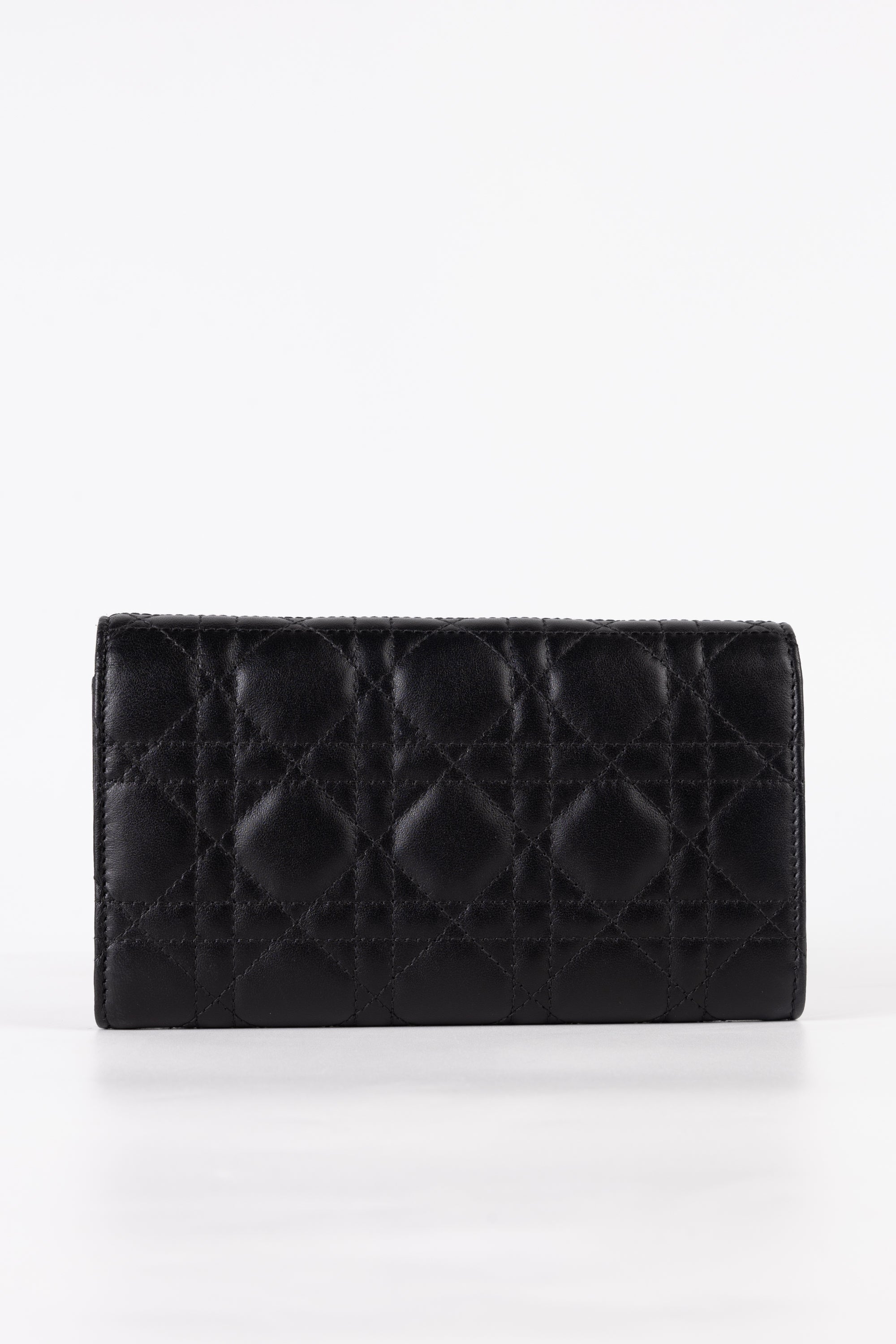 Dior Portafoglio lungo Orchid Jolie Nero