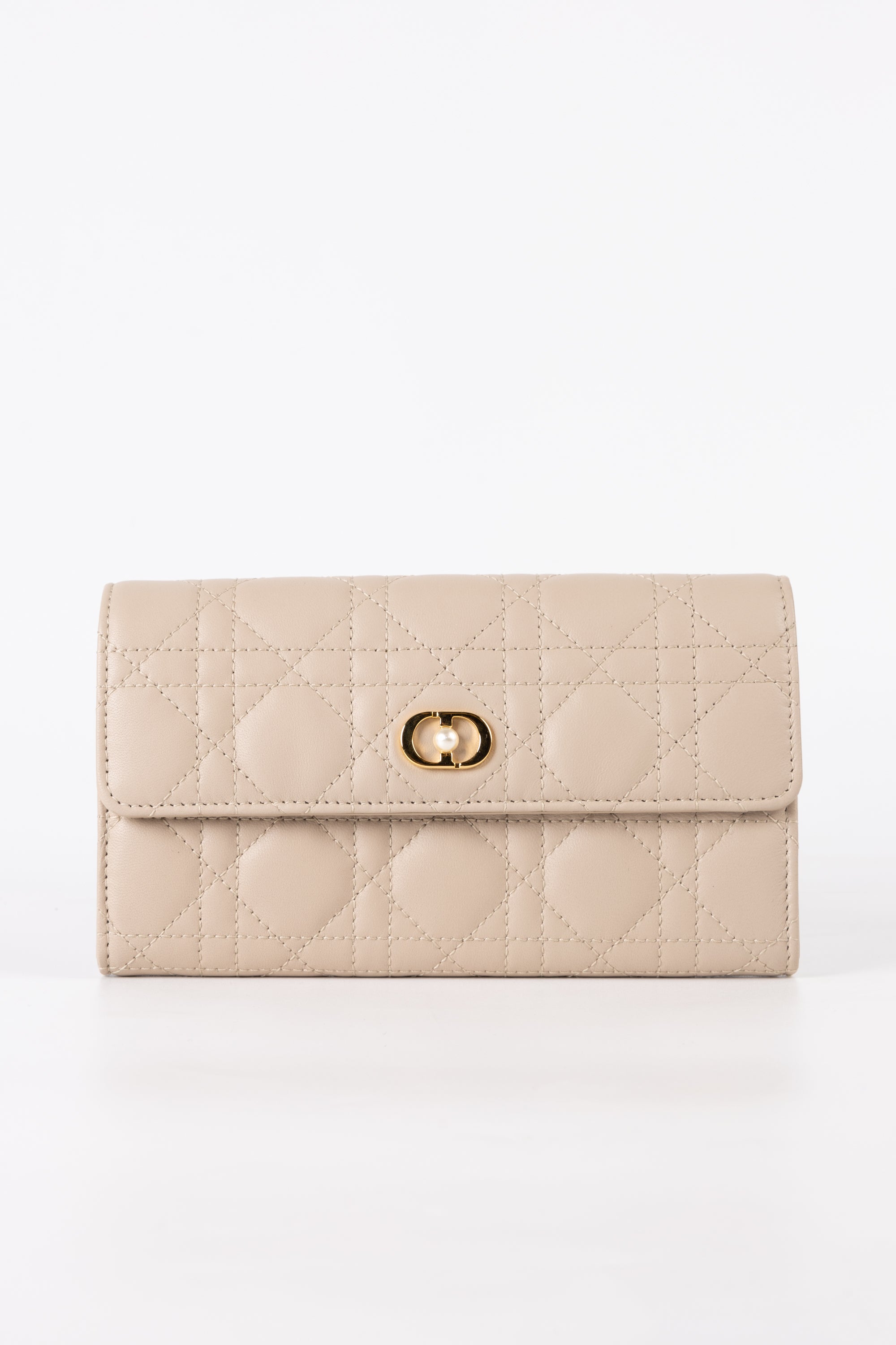 Dior Portafoglio lungo Orchid Jolie Beige