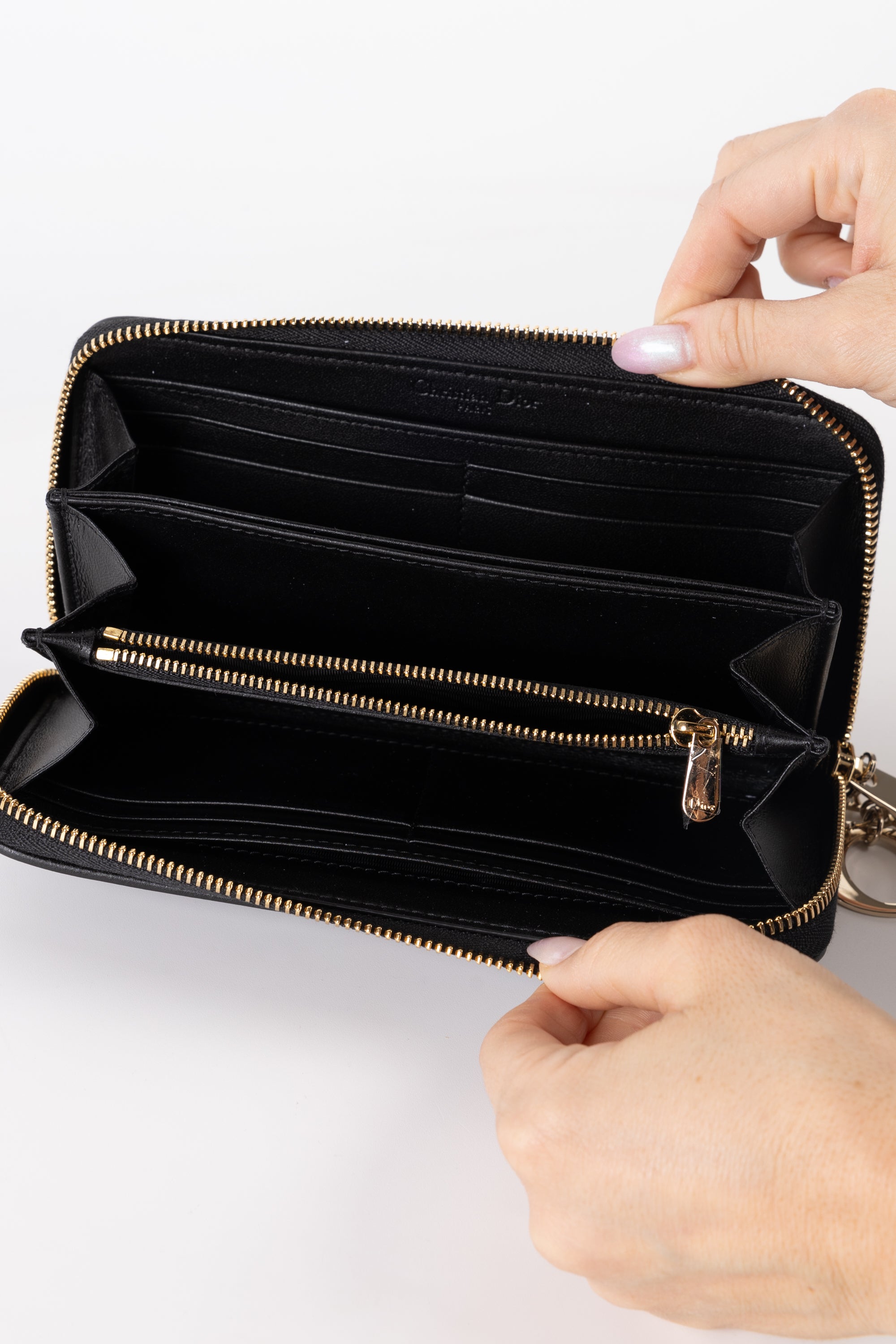 Dior Portafoglio Voyageur Lady Nero