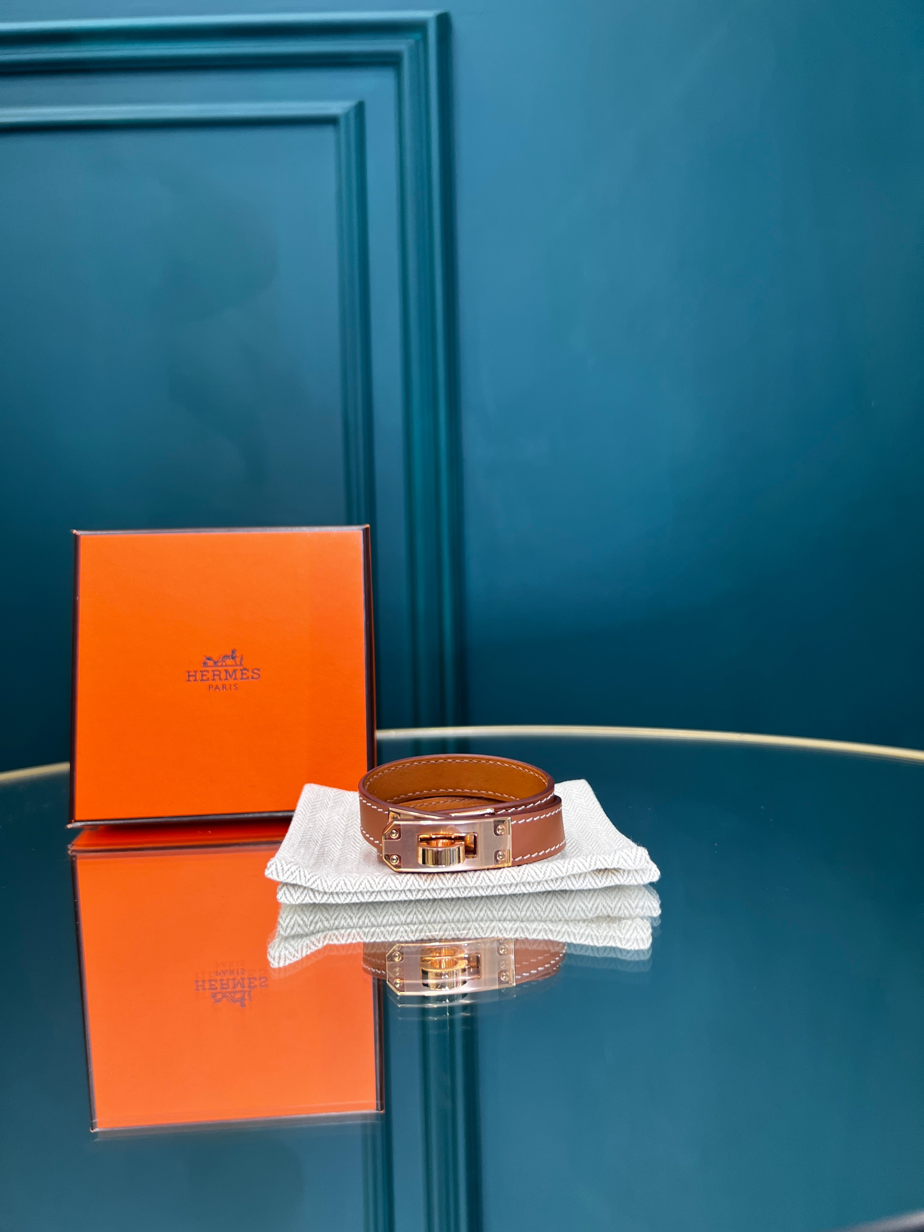 Hermés bracciale Kelly gold