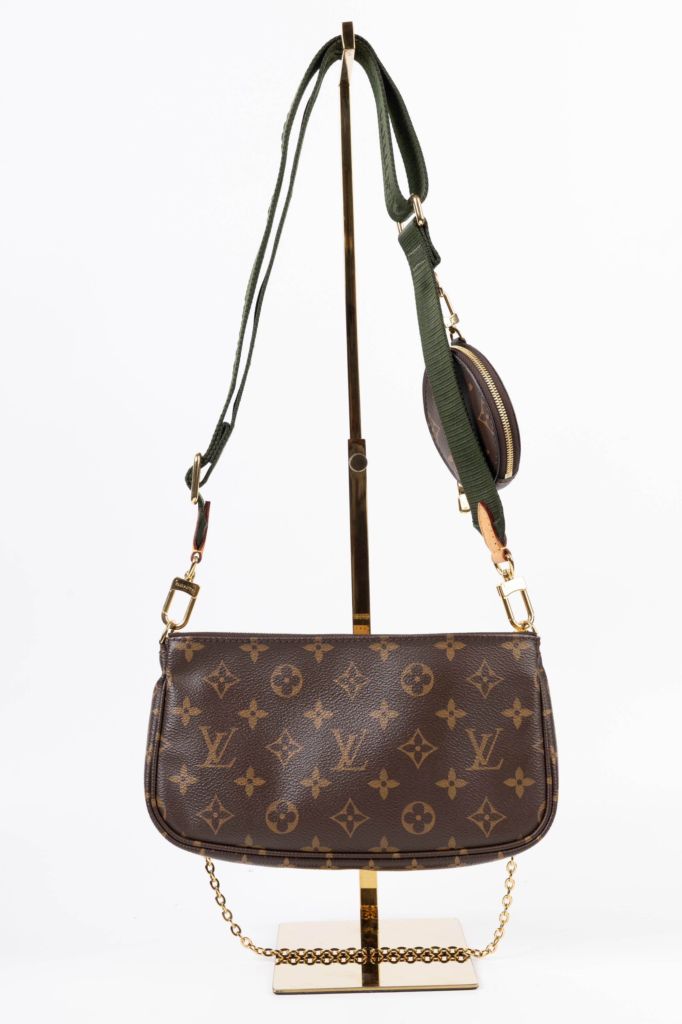louis vuitton multi pochette accessoires verde kaki 2019