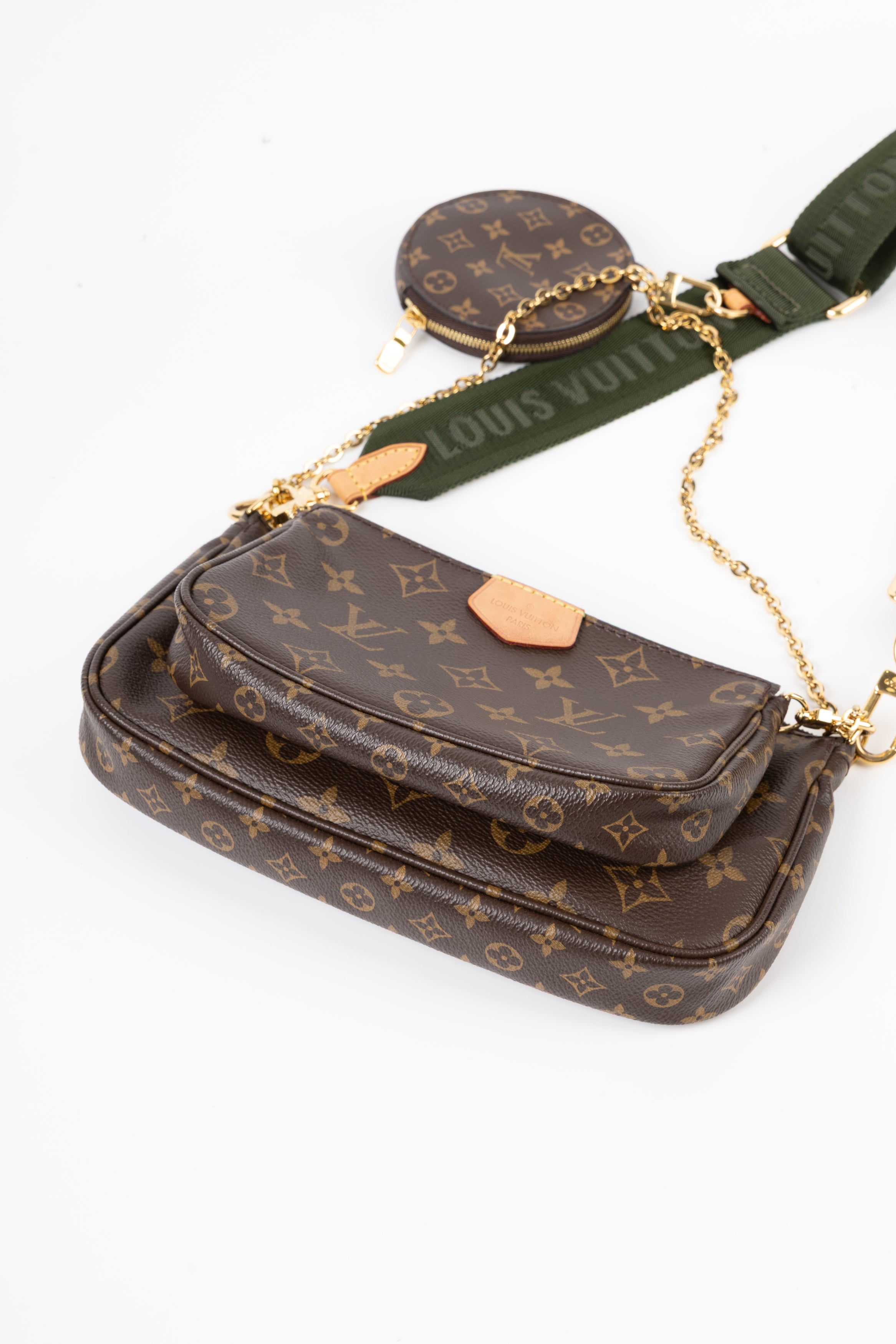 louis vuitton multi pochette accessoires verde kaki 2019
