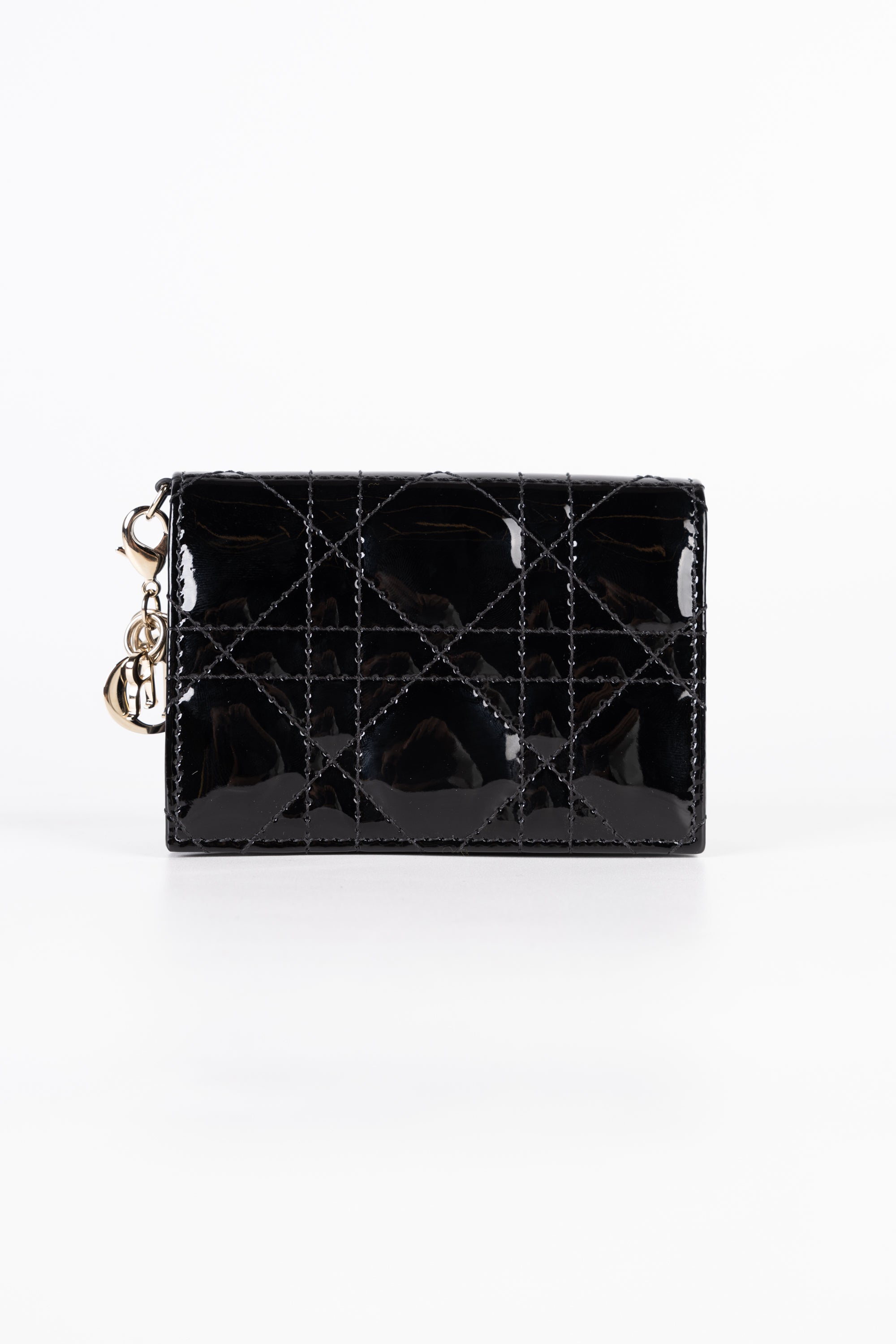 Dior Portacarte Bloom Lady in Vernice Nero