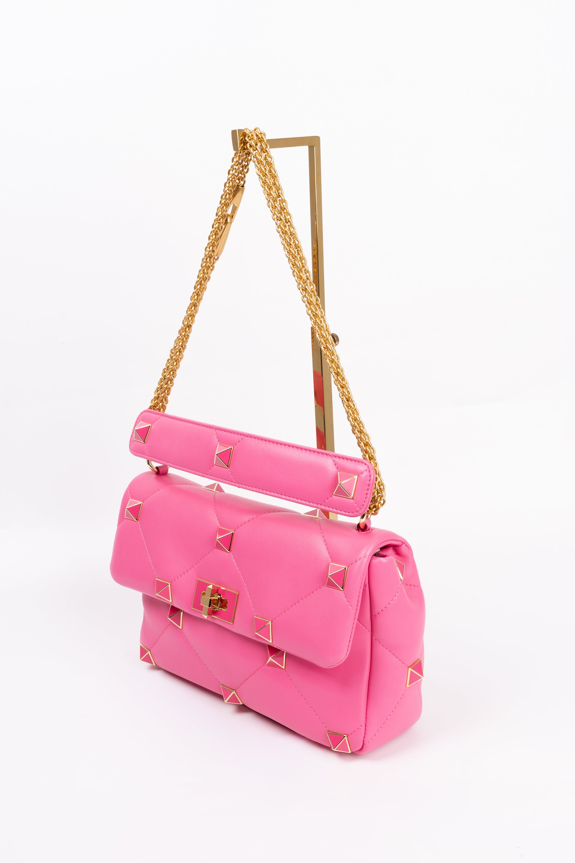 Valentino Roman Stud Fucsia