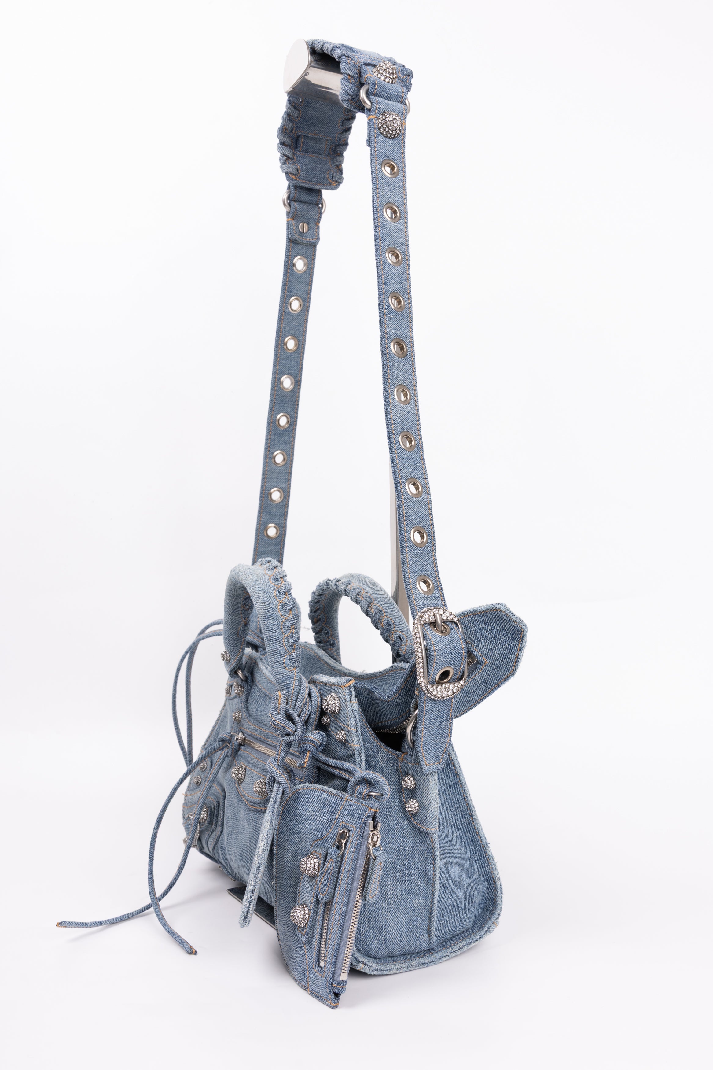 Balenciaga City in denim