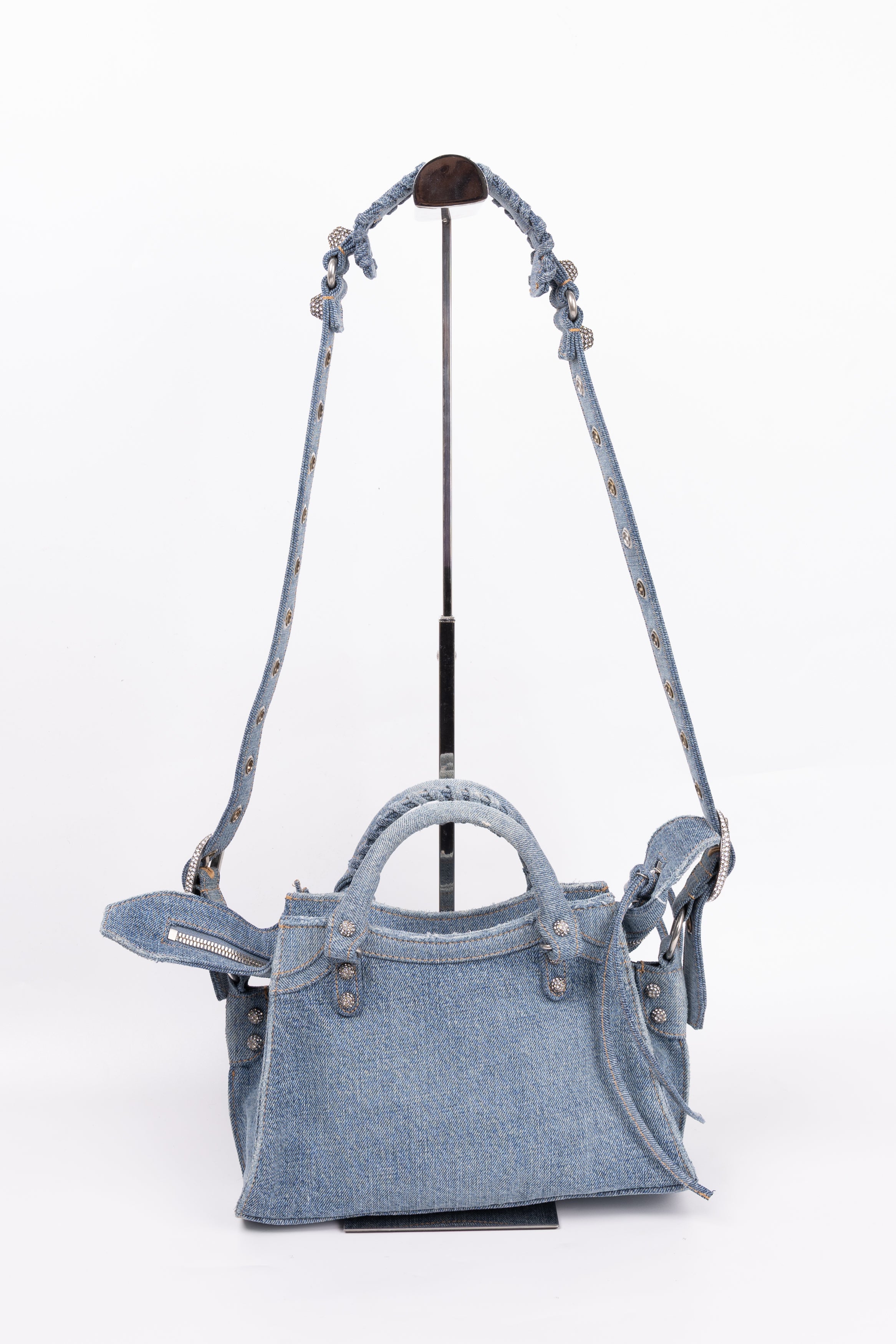 Balenciaga City in denim