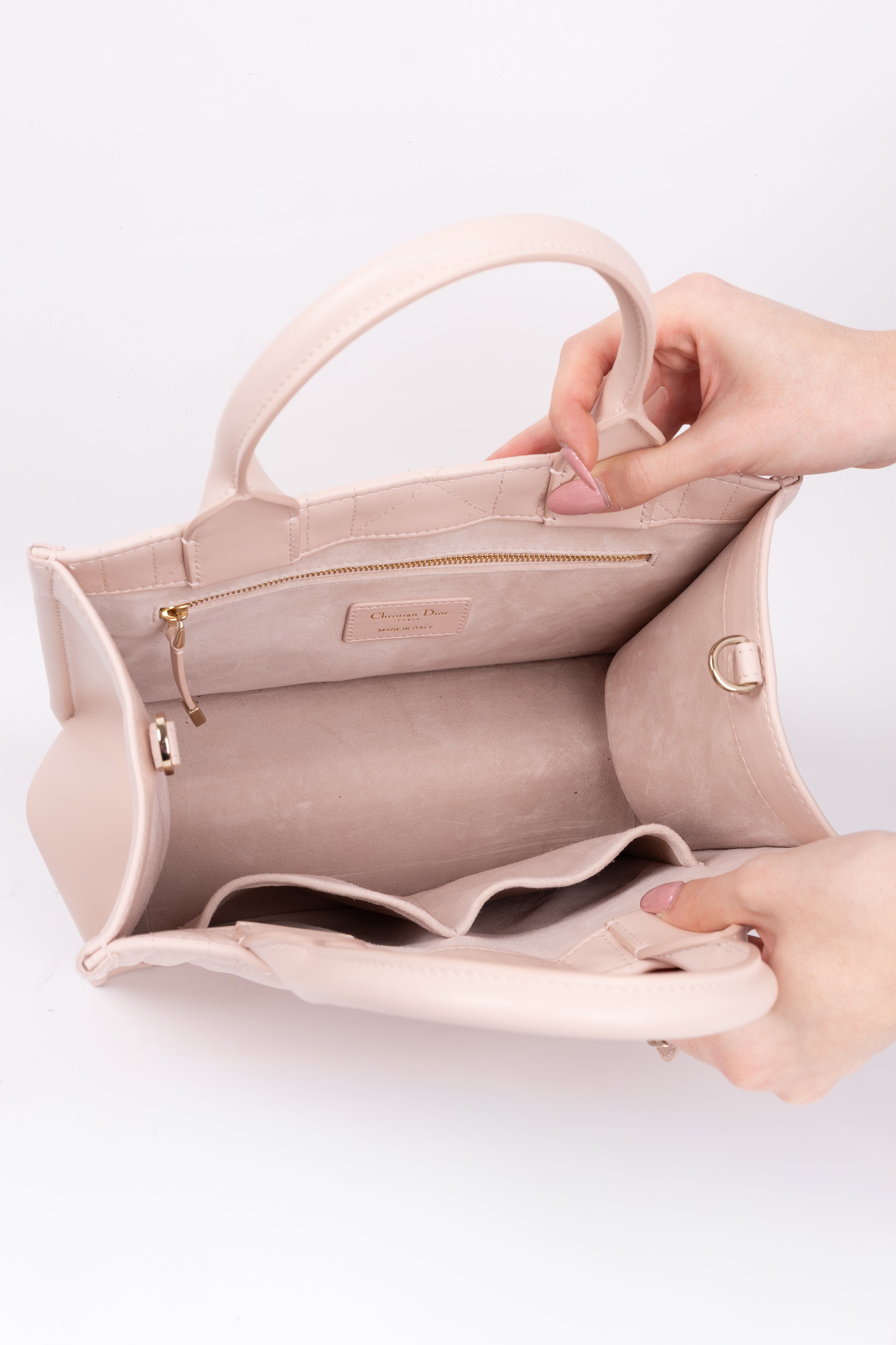 Dior Book Tote Piccola Rosa