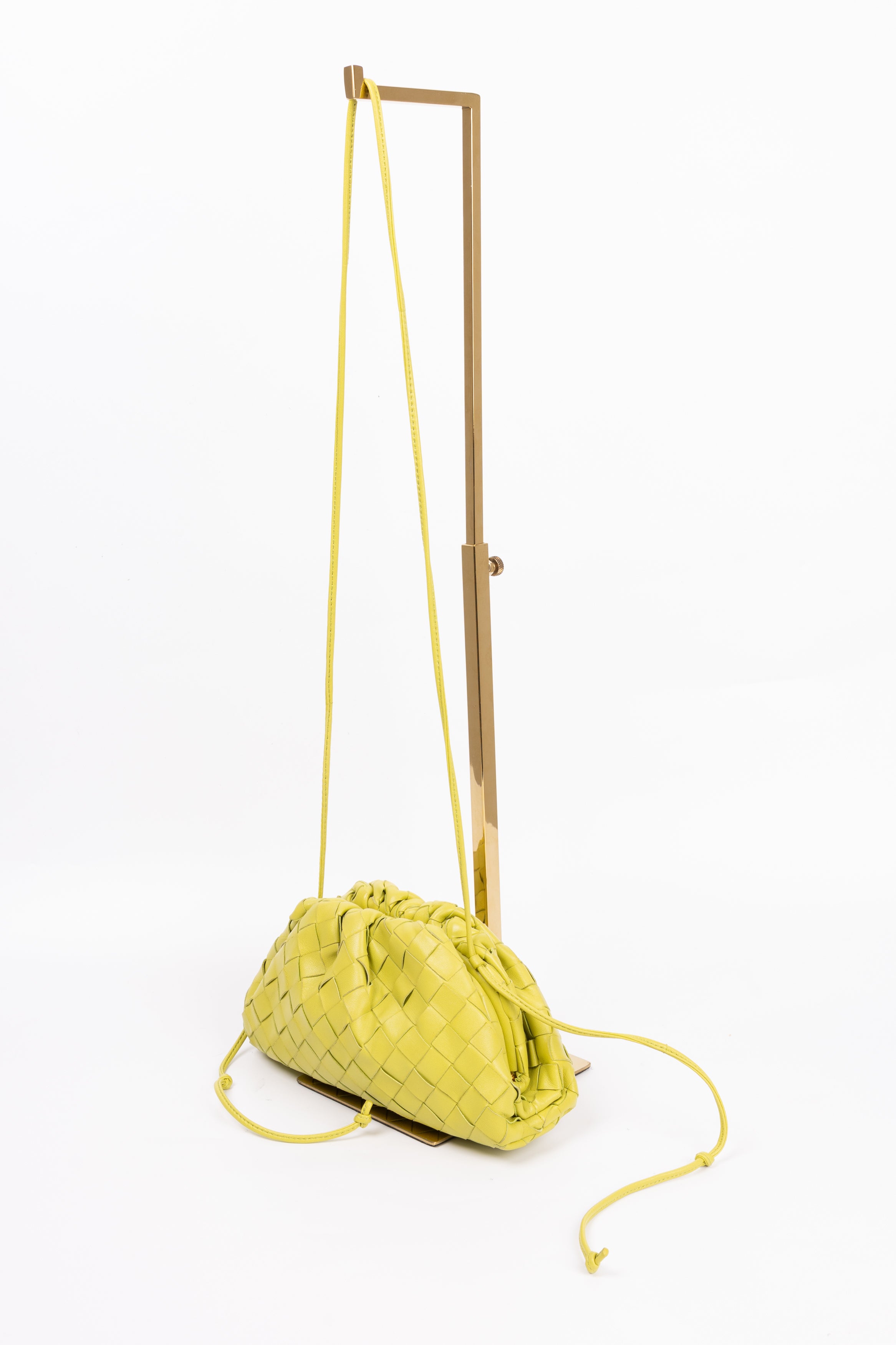 Bottega Veneta Mini Pouch con tracolla Verde lime