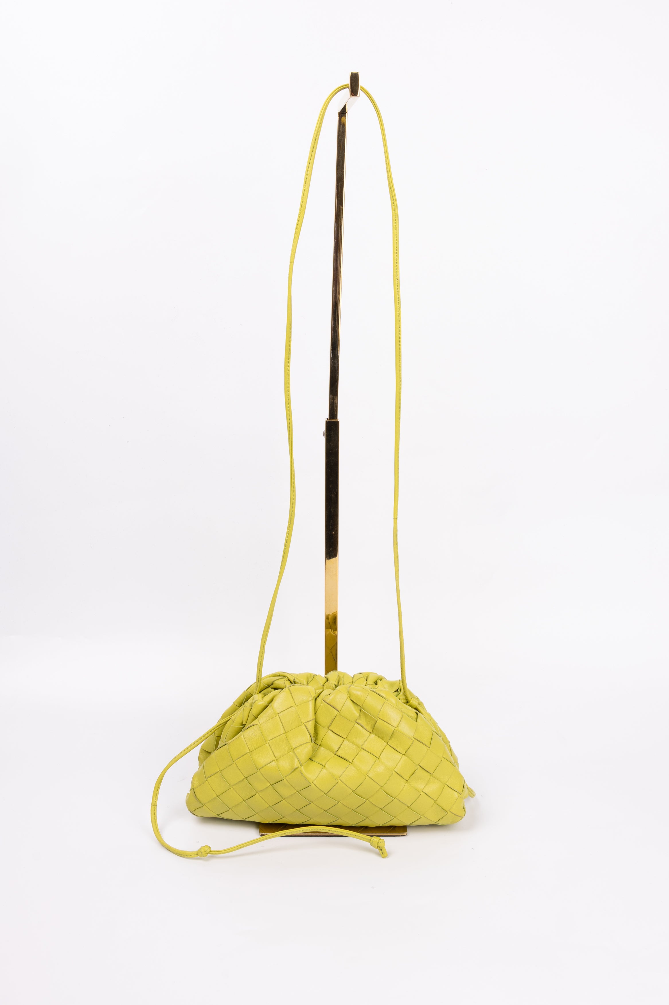 Bottega Veneta Mini Pouch con tracolla Verde lime