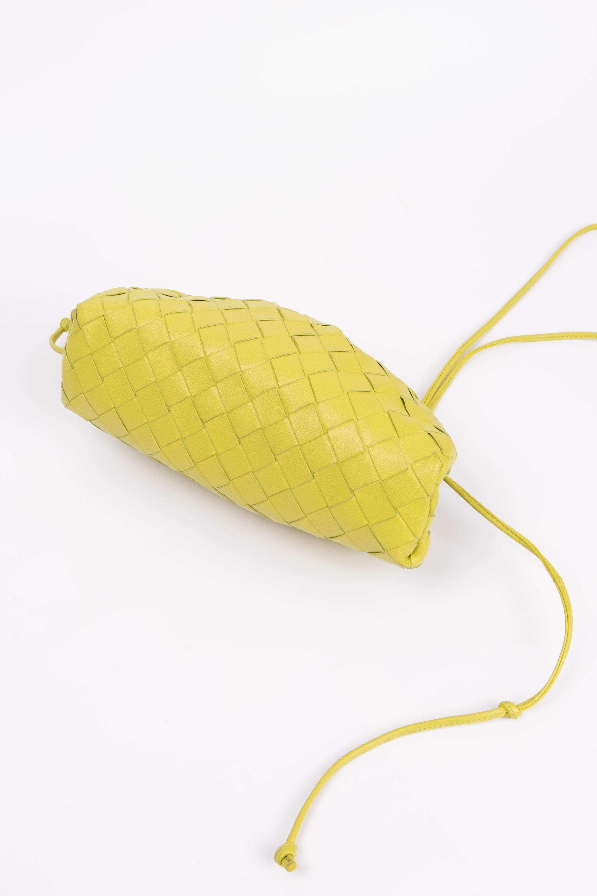 Bottega Veneta Mini Pouch con tracolla Verde lime