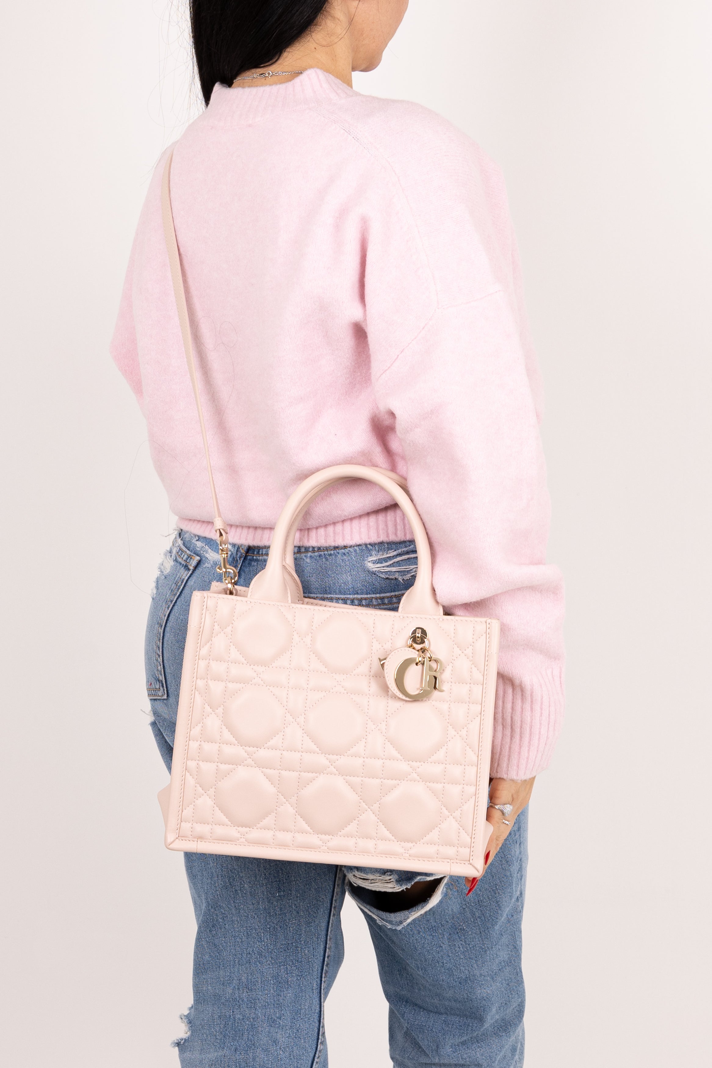 Dior Book Tote Piccola Rosa