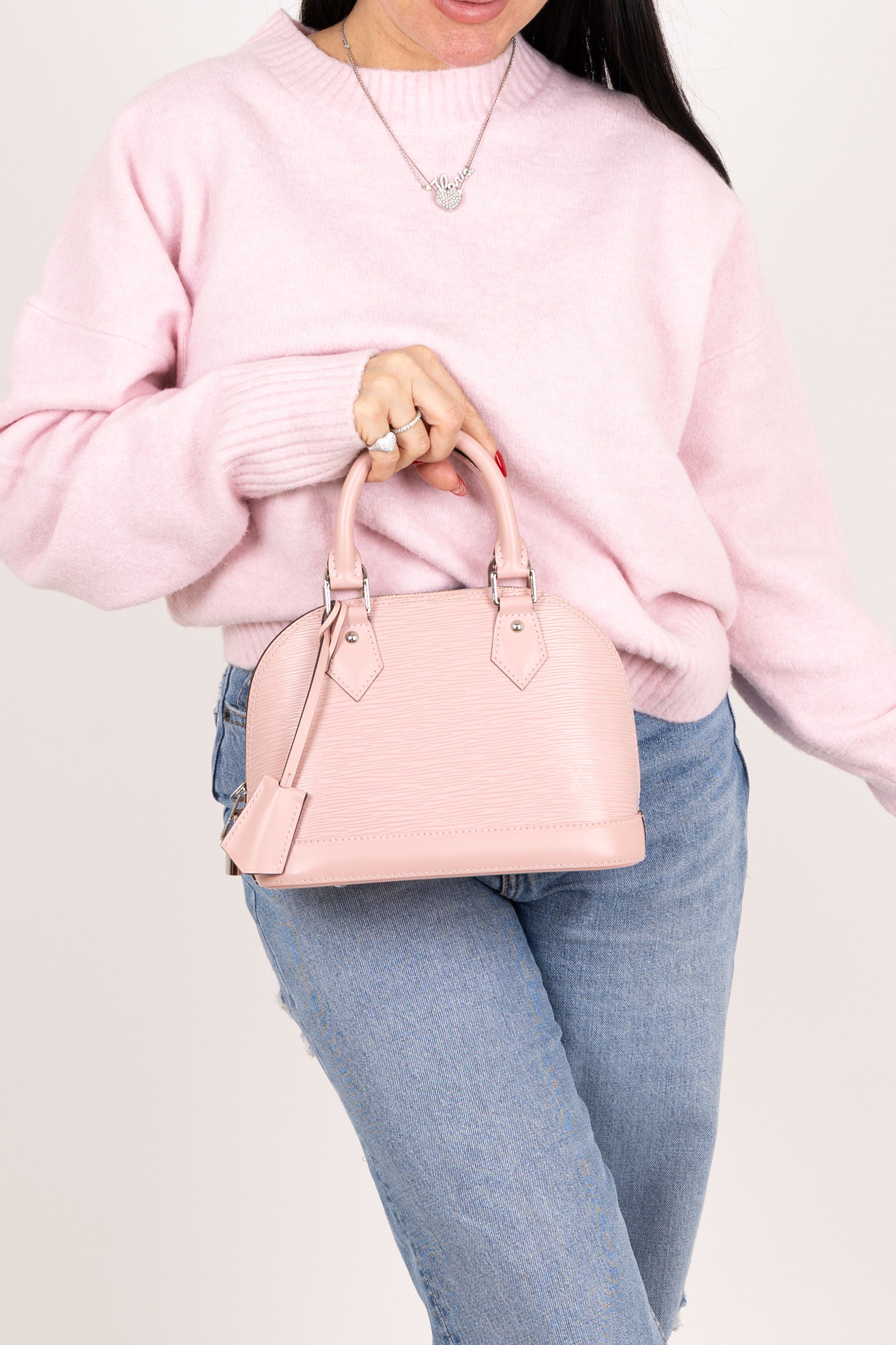 Louis vuitton Alma BB Rosa In Pelle Epi