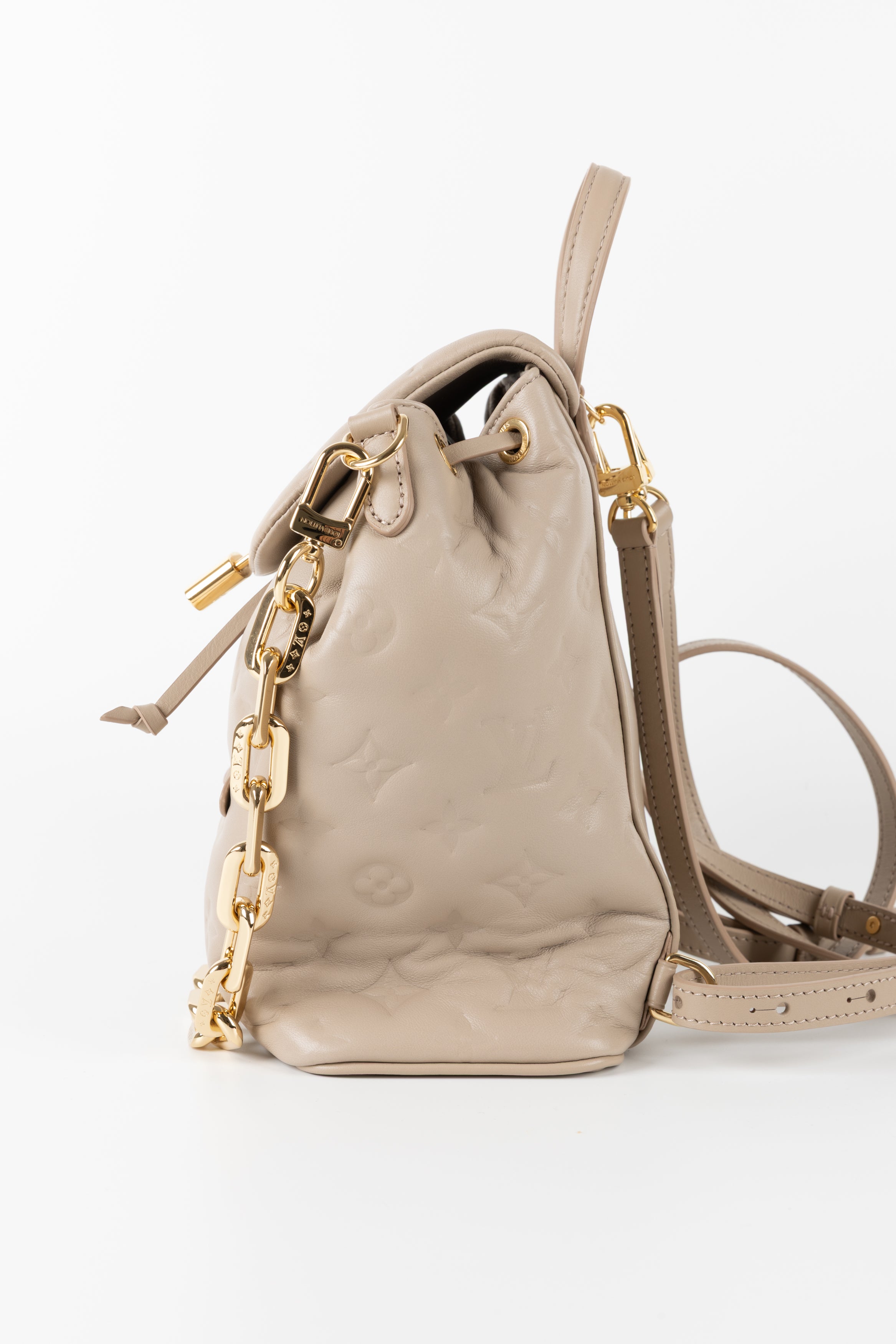 LOUIS VUITTON ZAINO COUSSIN BEIGE