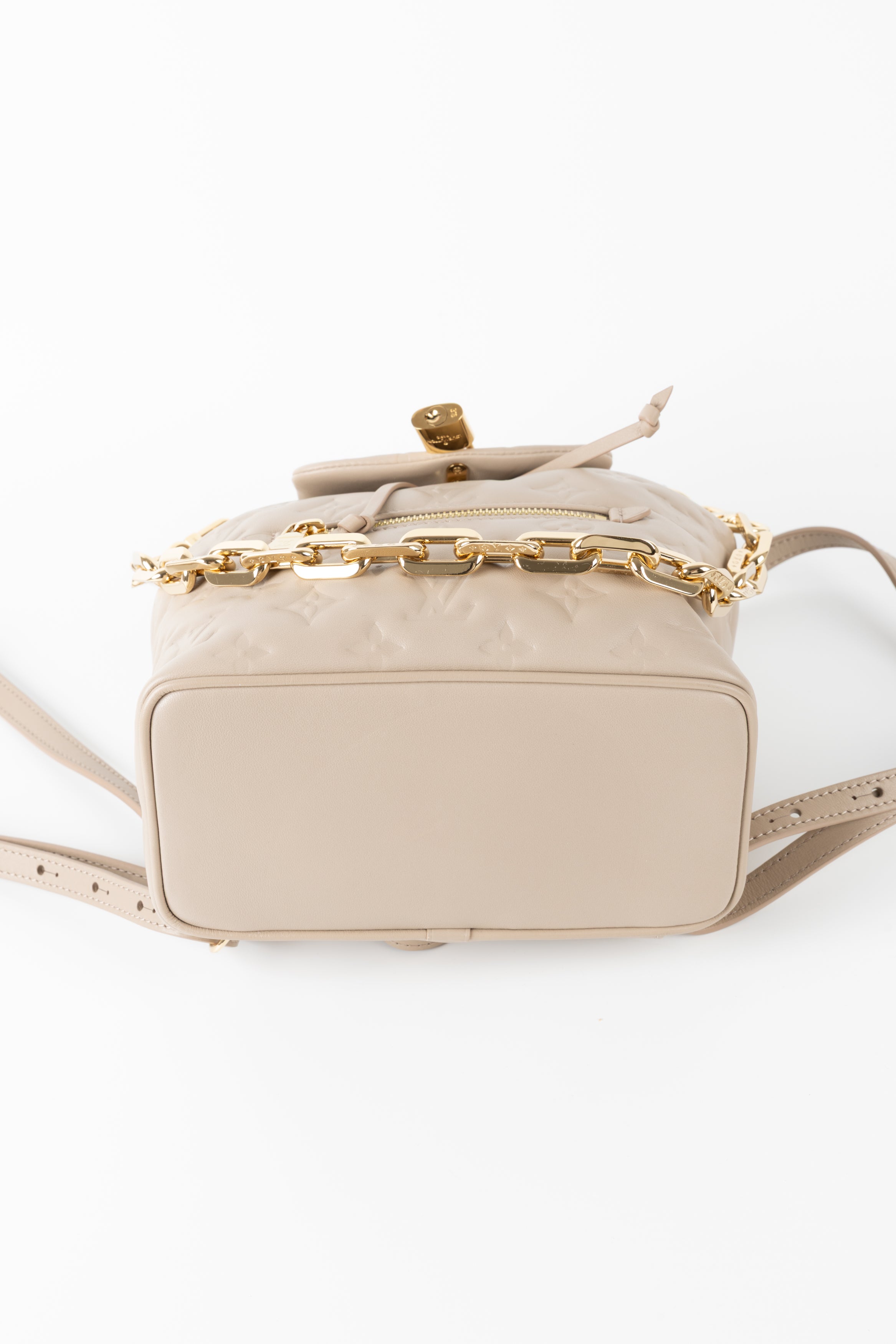 LOUIS VUITTON ZAINO COUSSIN BEIGE