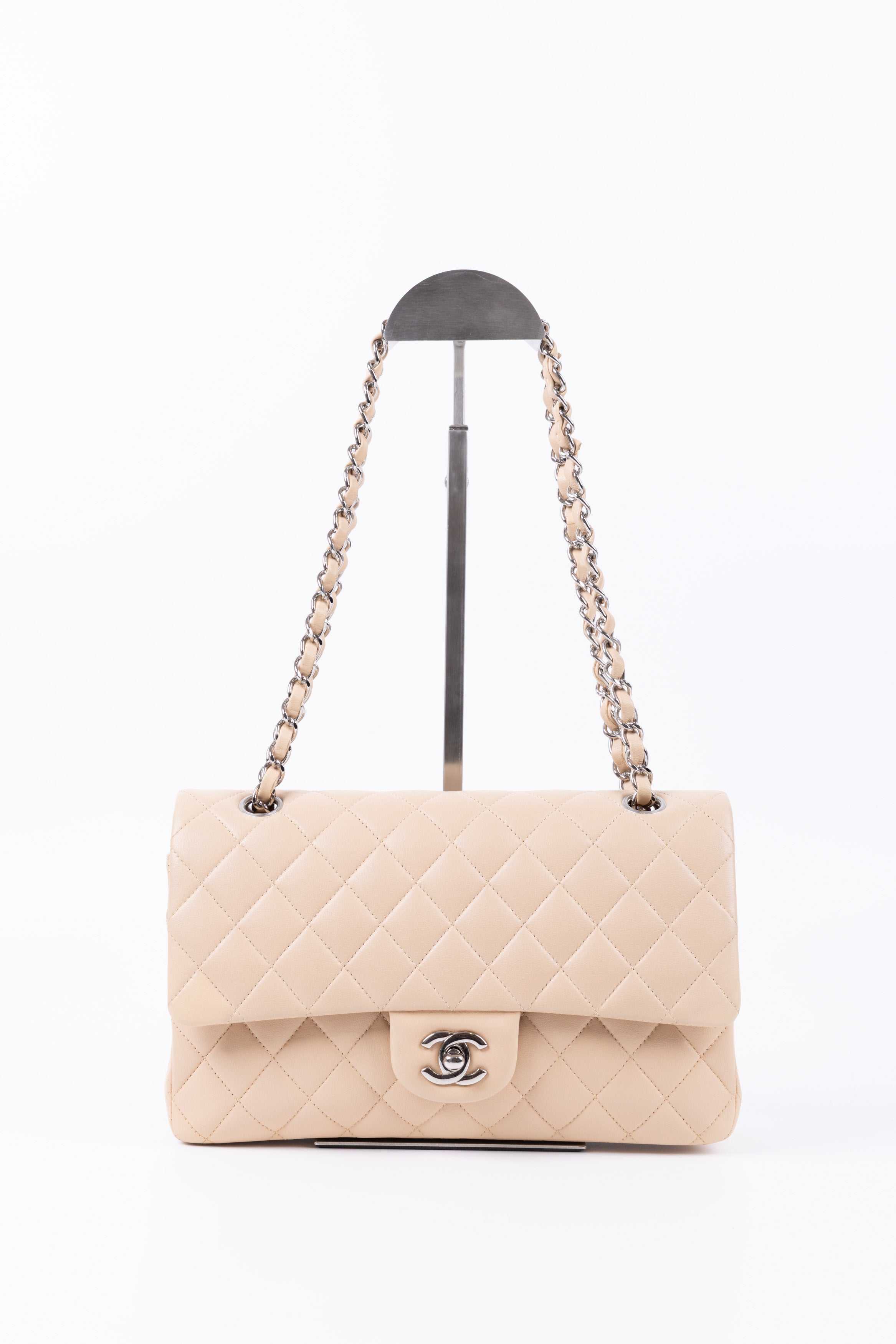 CHANEL 11.12 BEIGE/ARGENTO