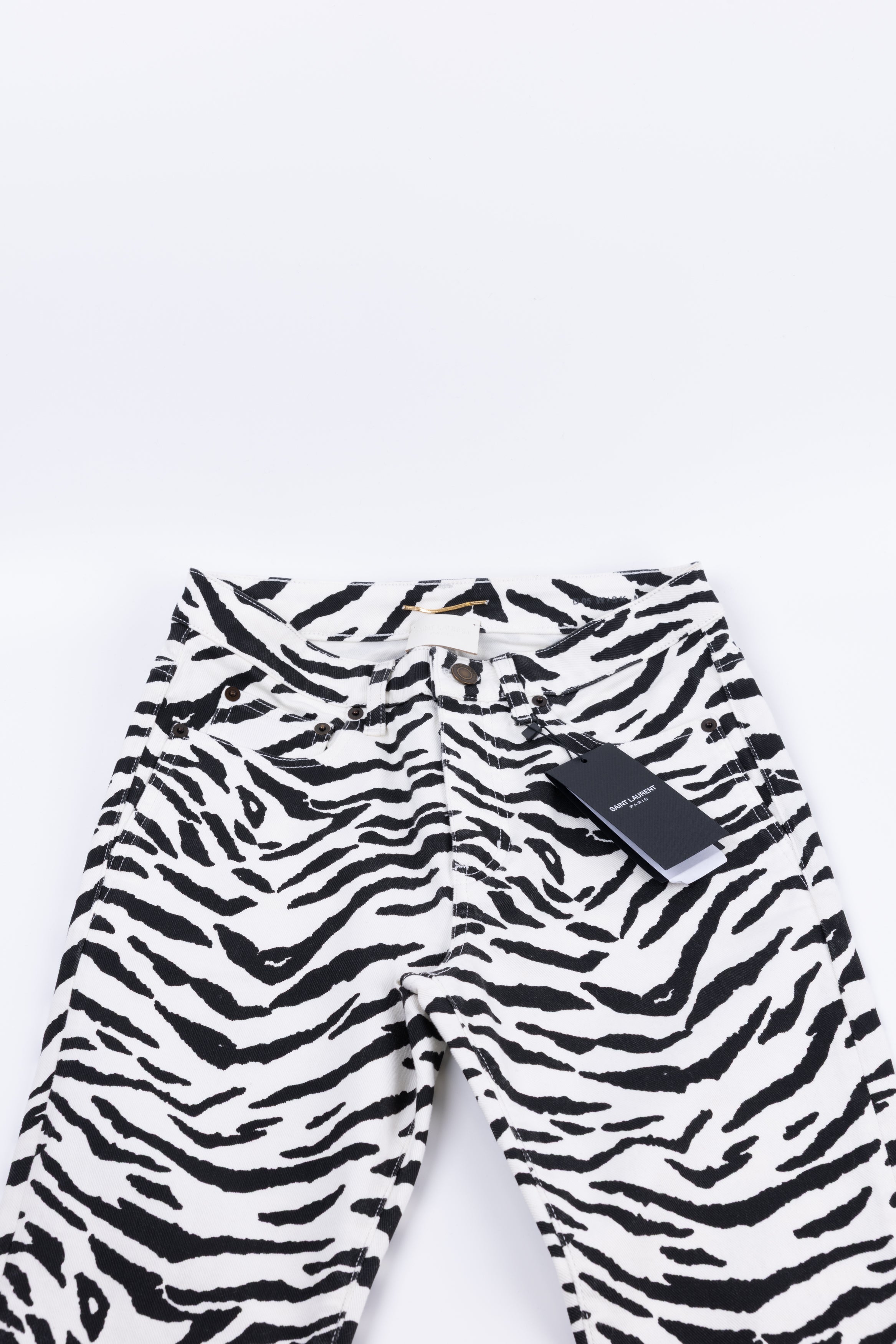 SAINT LAURENT JEANS ZEBRATO