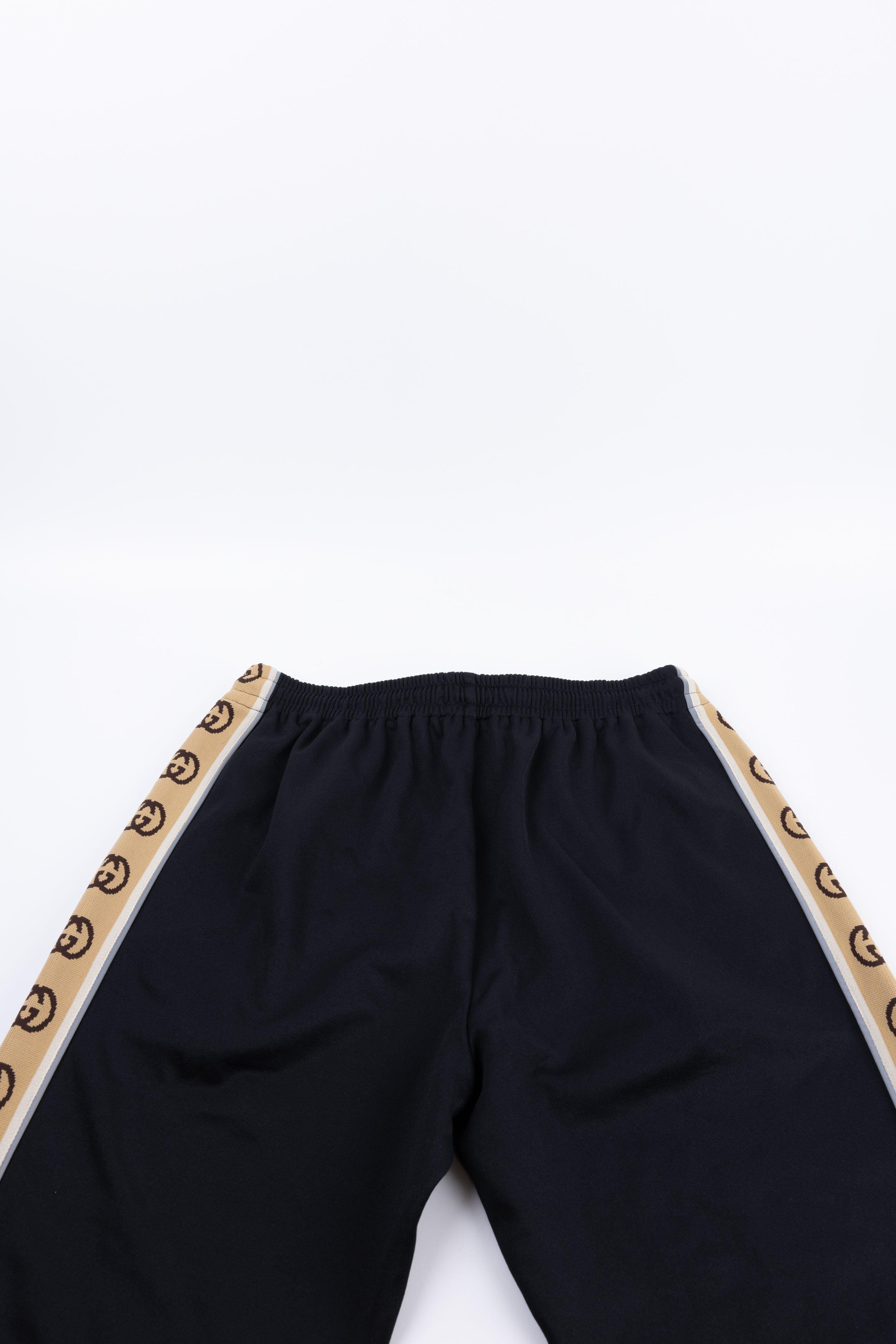 Gucci pantalone tuta nero striscia gg