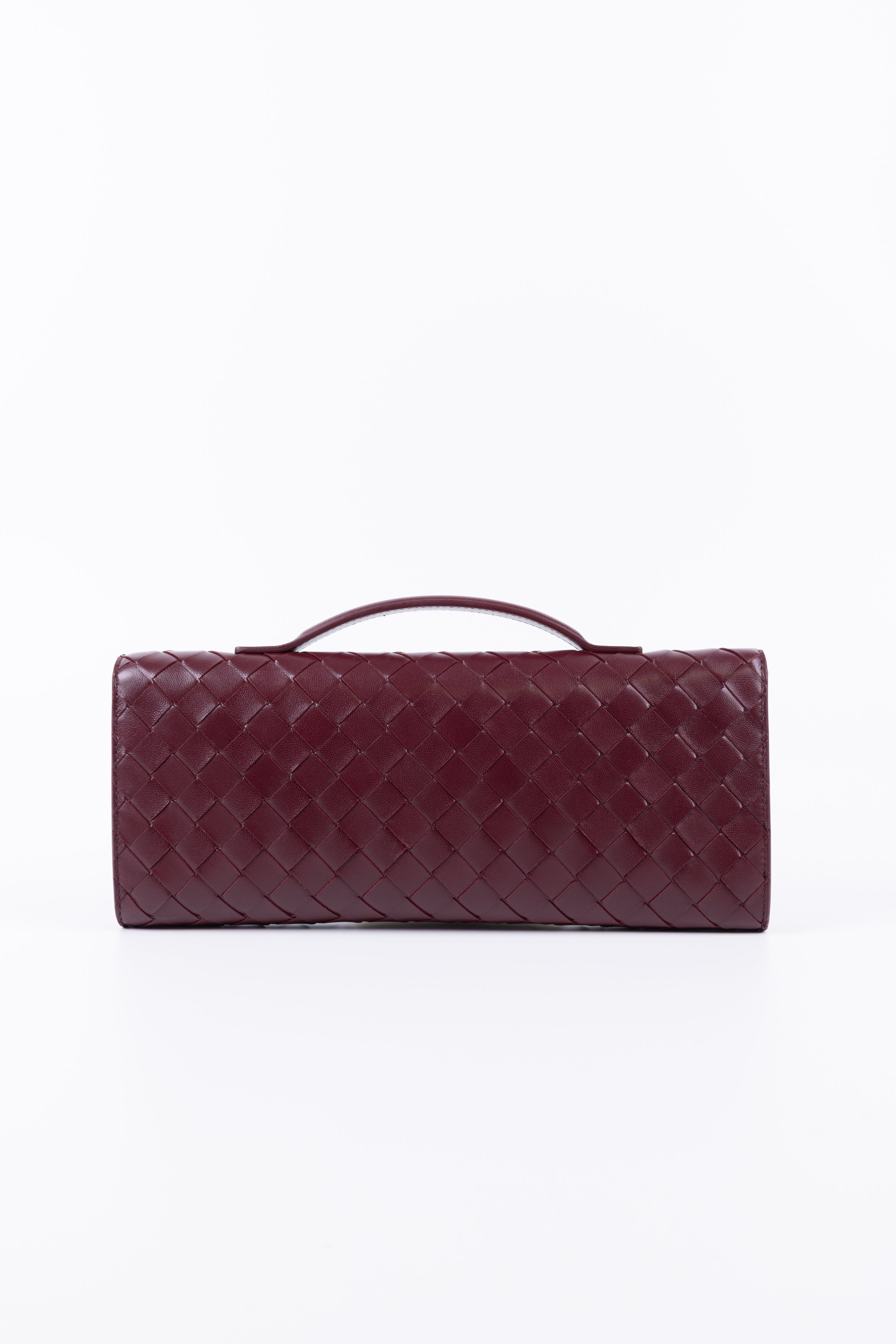 BOTTEGA VENETA ANDIAMO CLUTCH BAROLO