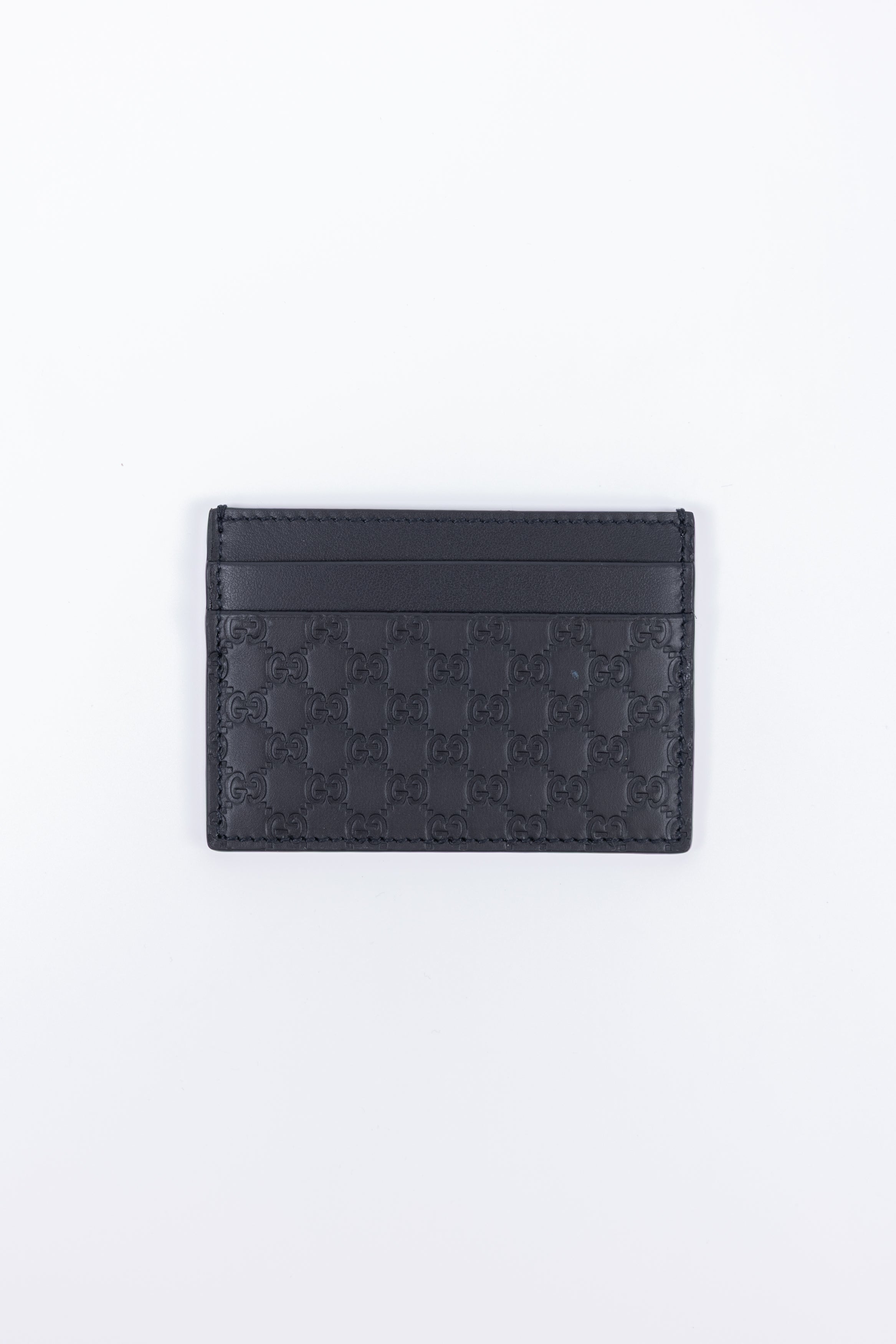 GUCCI PORTACARTE IN PELLE NERO GG