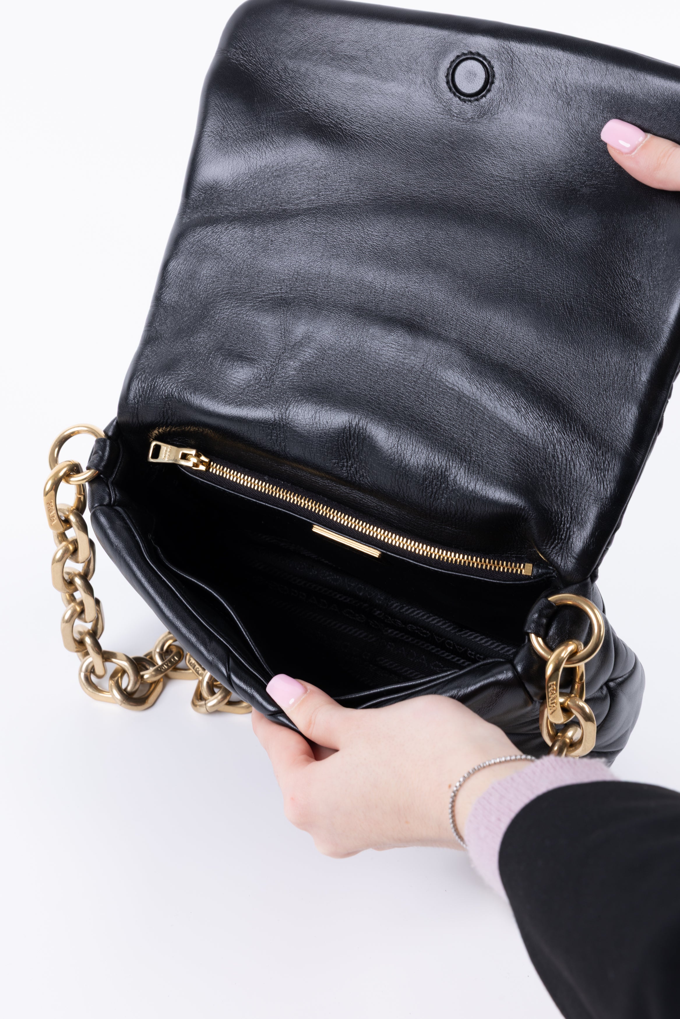 PARDA SPECTRUM IN PELLE NERA