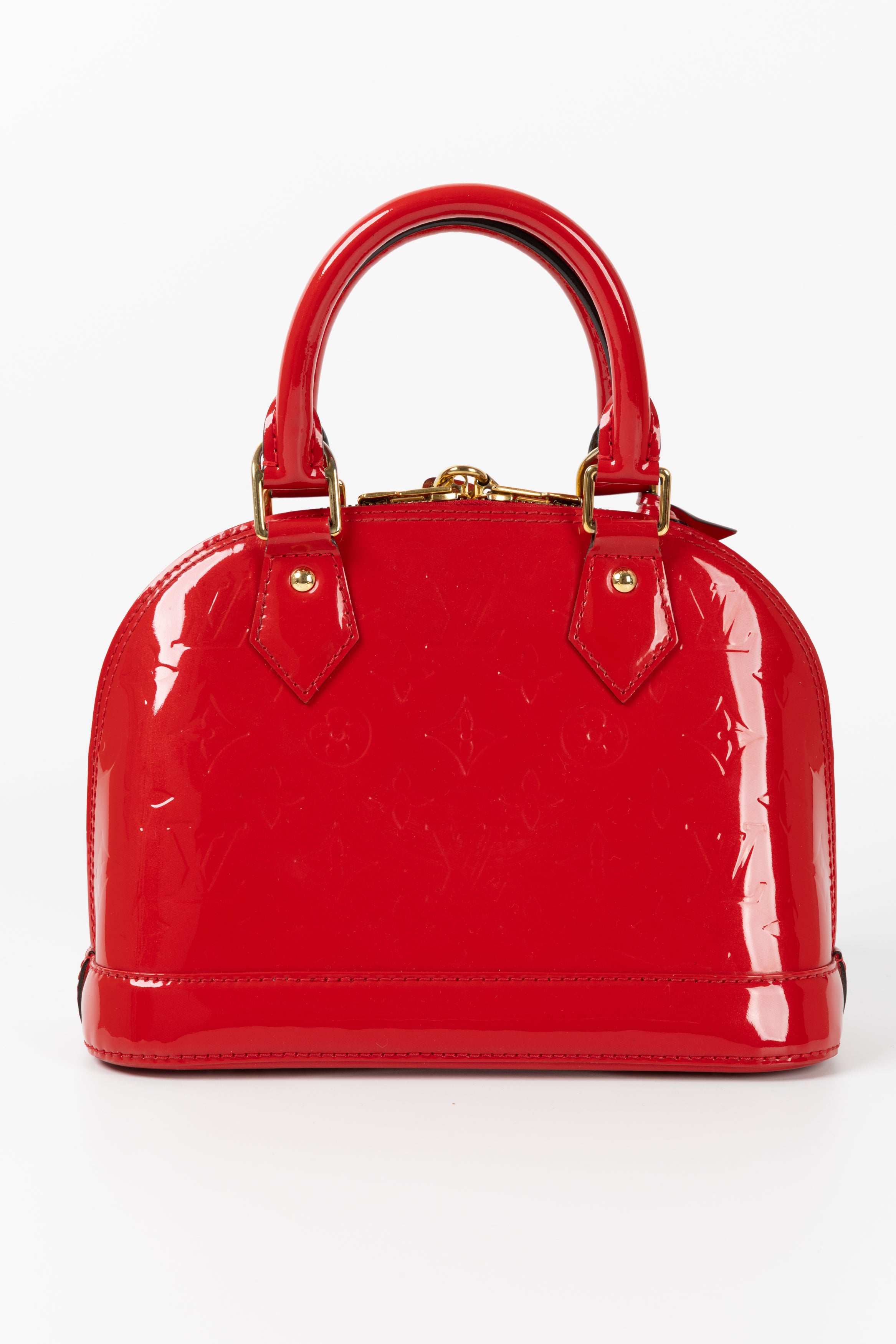 LOUIS VUITTON ALMA IN VERNICE ROSSA BB