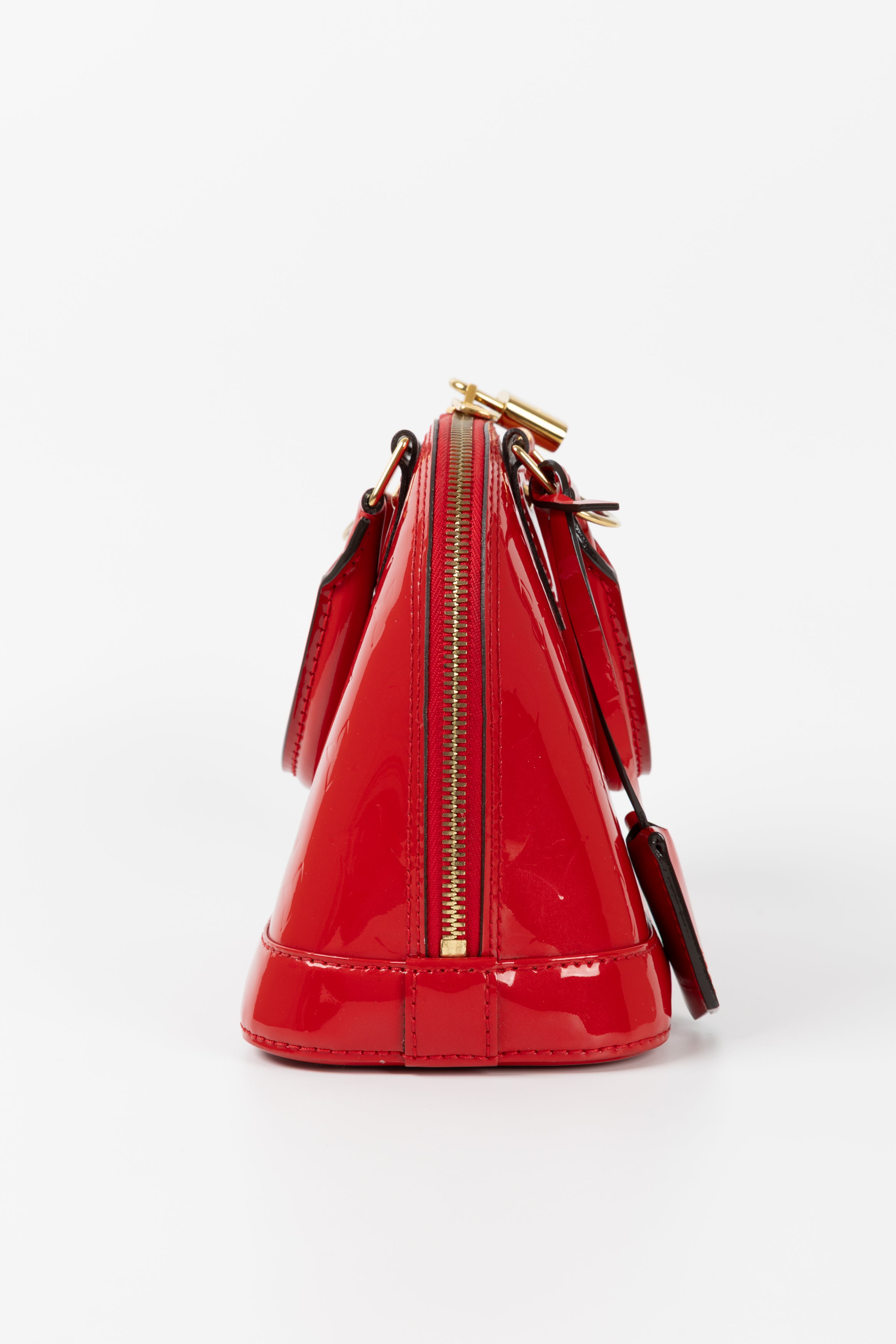 LOUIS VUITTON ALMA IN VERNICE ROSSA BB