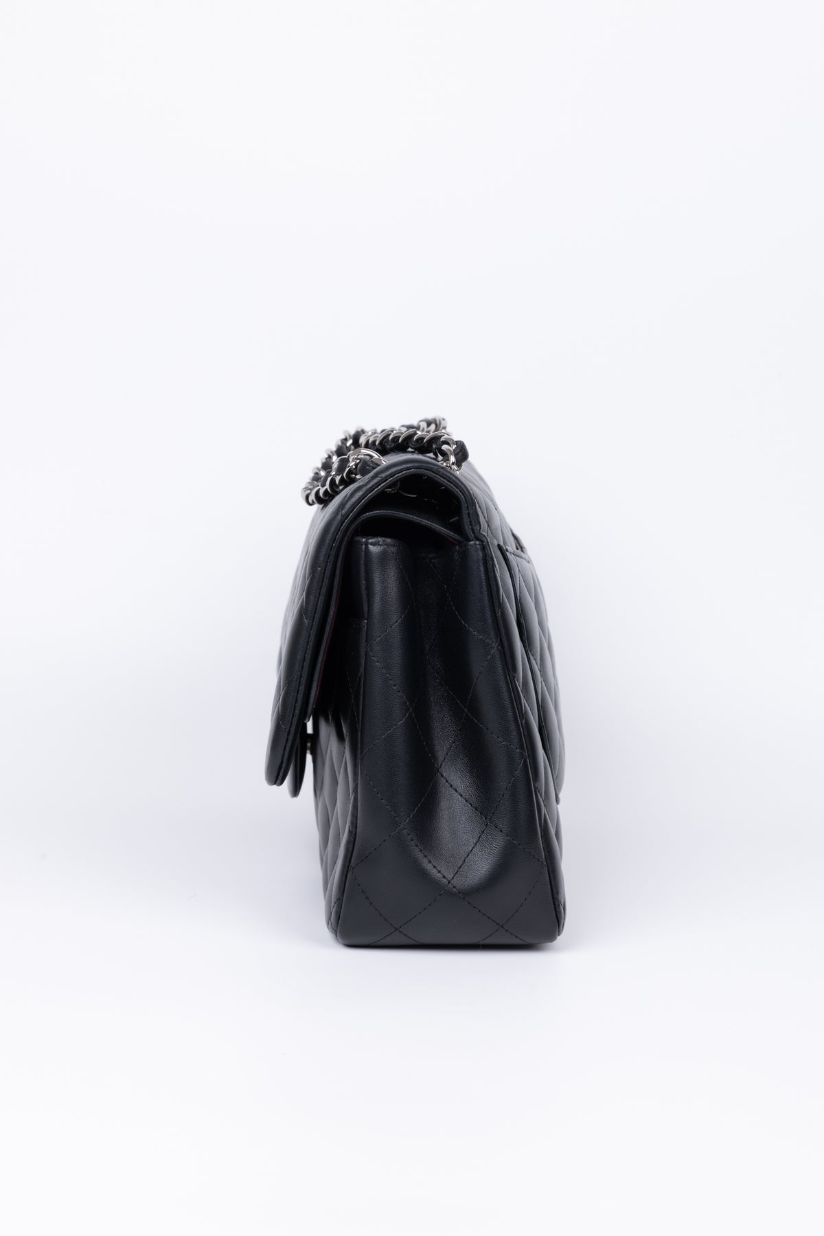 CHANEL JUMBO NERA \ ARGENTO