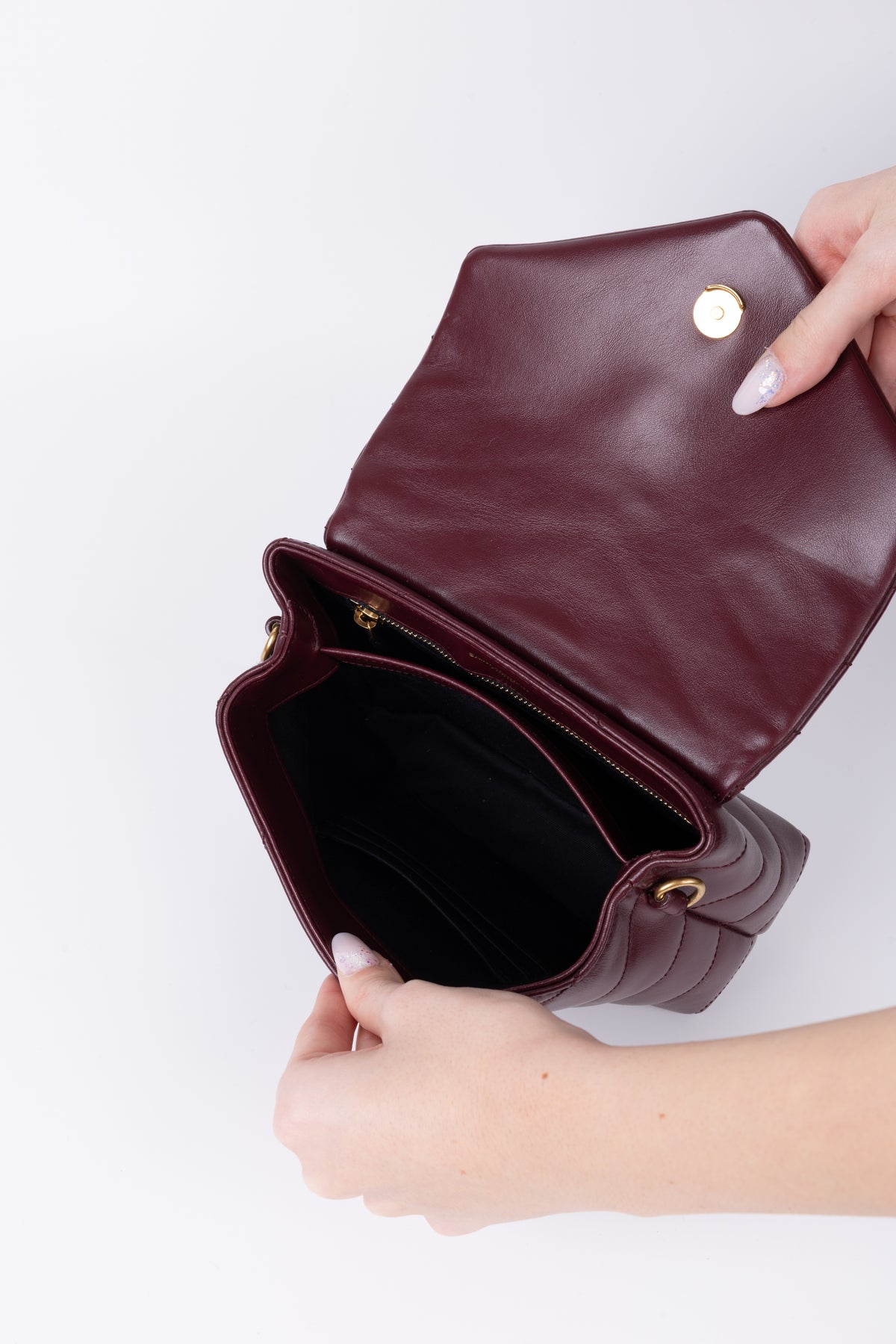 SAINT LAURENT LOU LOU BORDEAUX