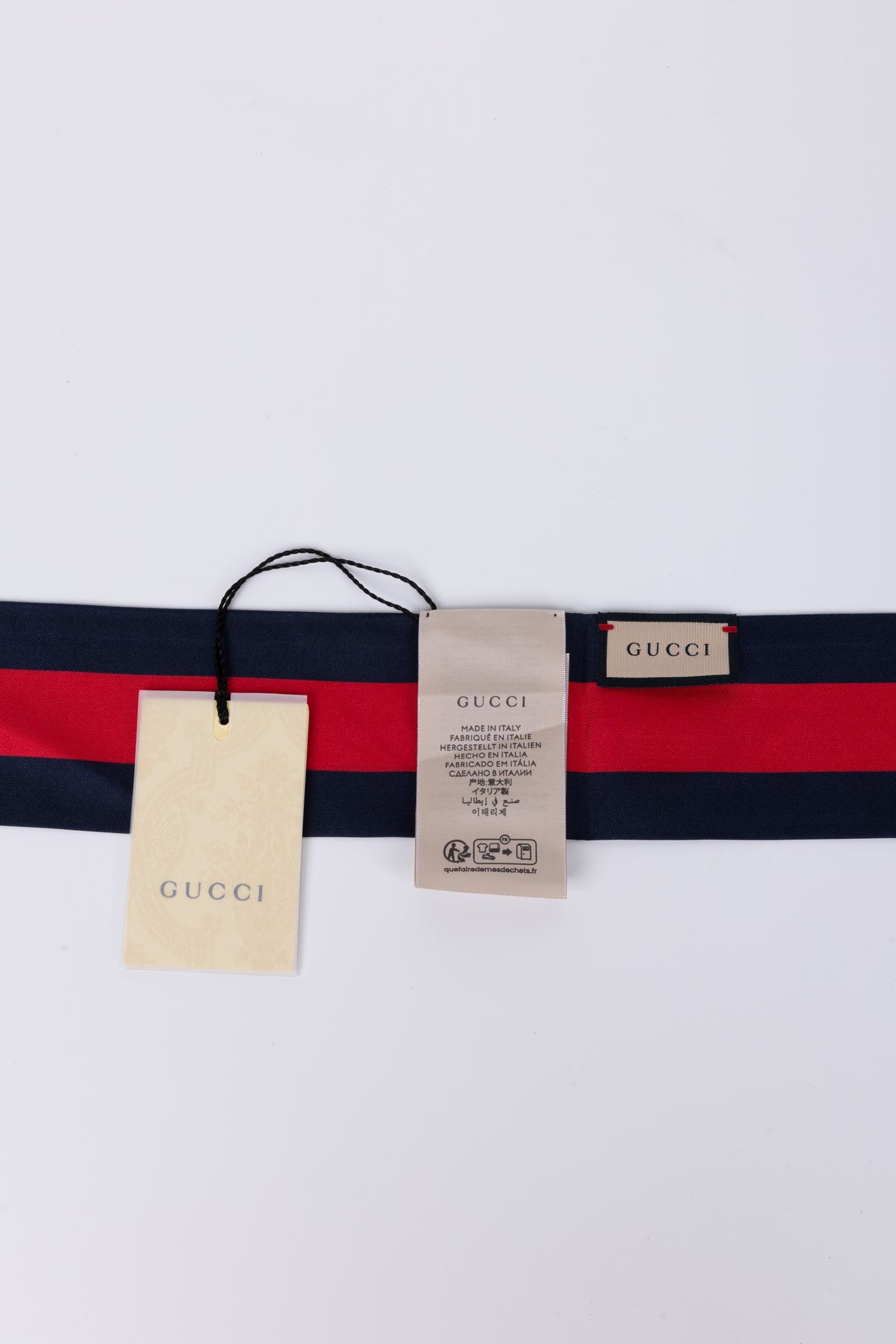 GUCCI BANDEAU BLU \ ROSSO ART 28
