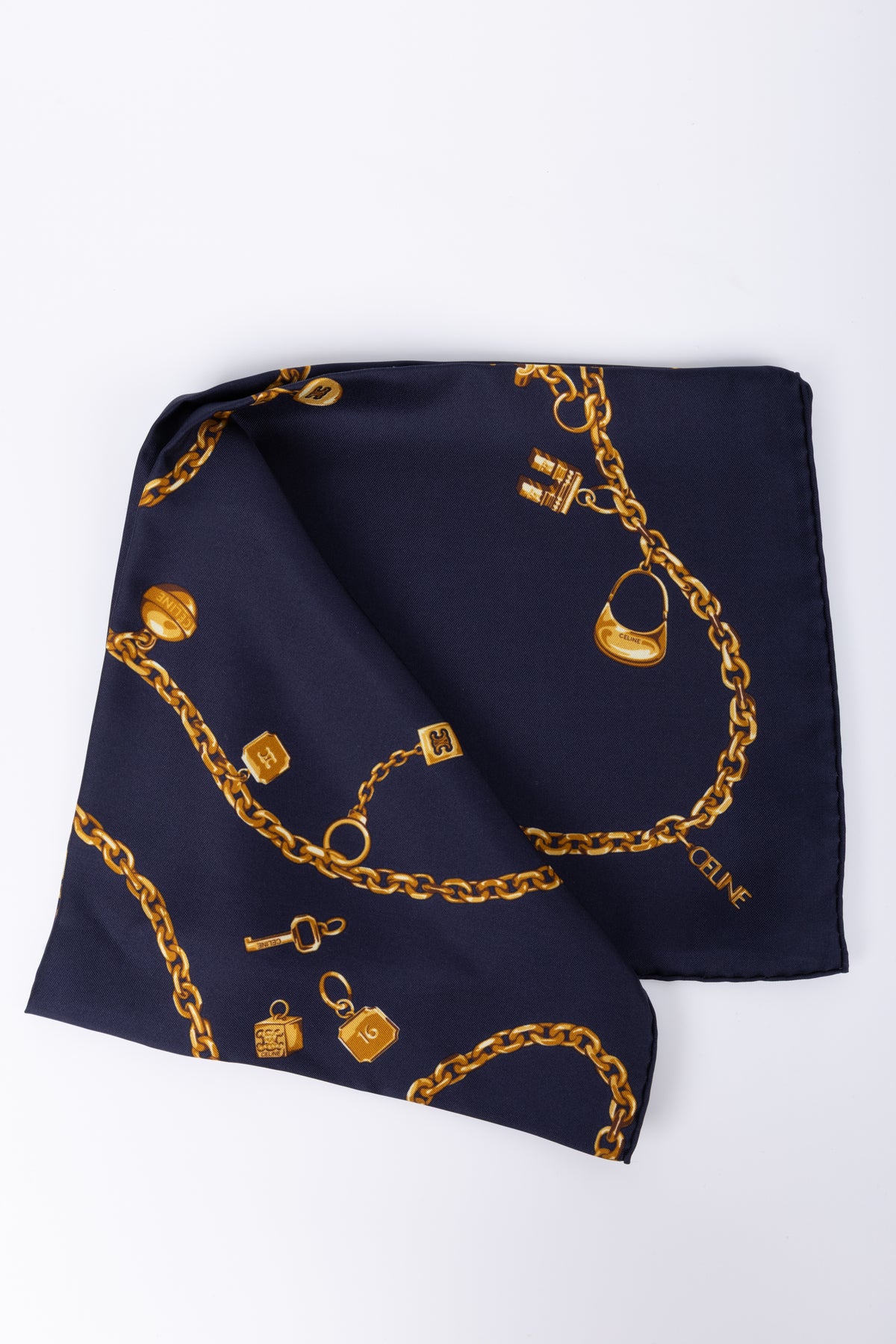 CELINE FOULARD BLU ART 37