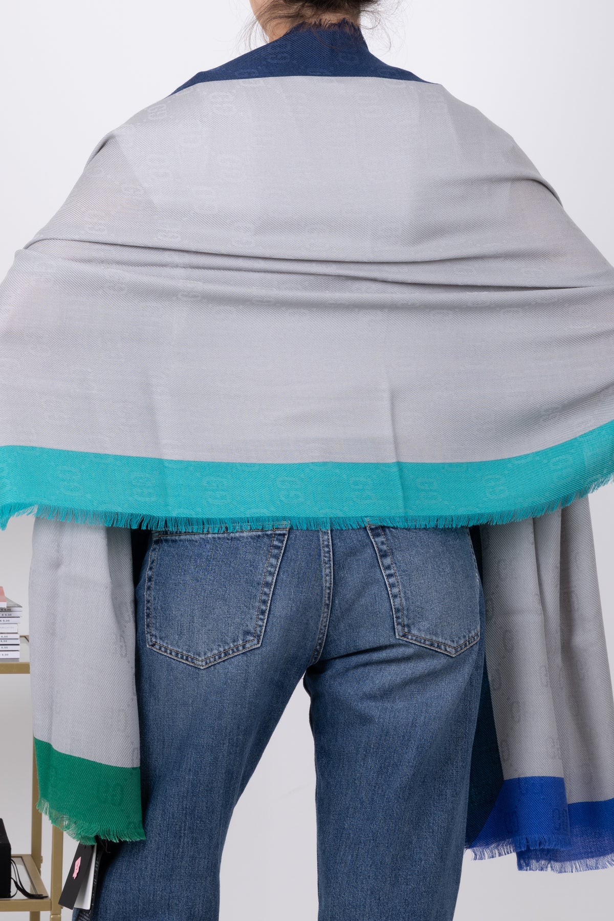 GUCCI GG GRIGIA \ BLU \ TURCHESE ART 25