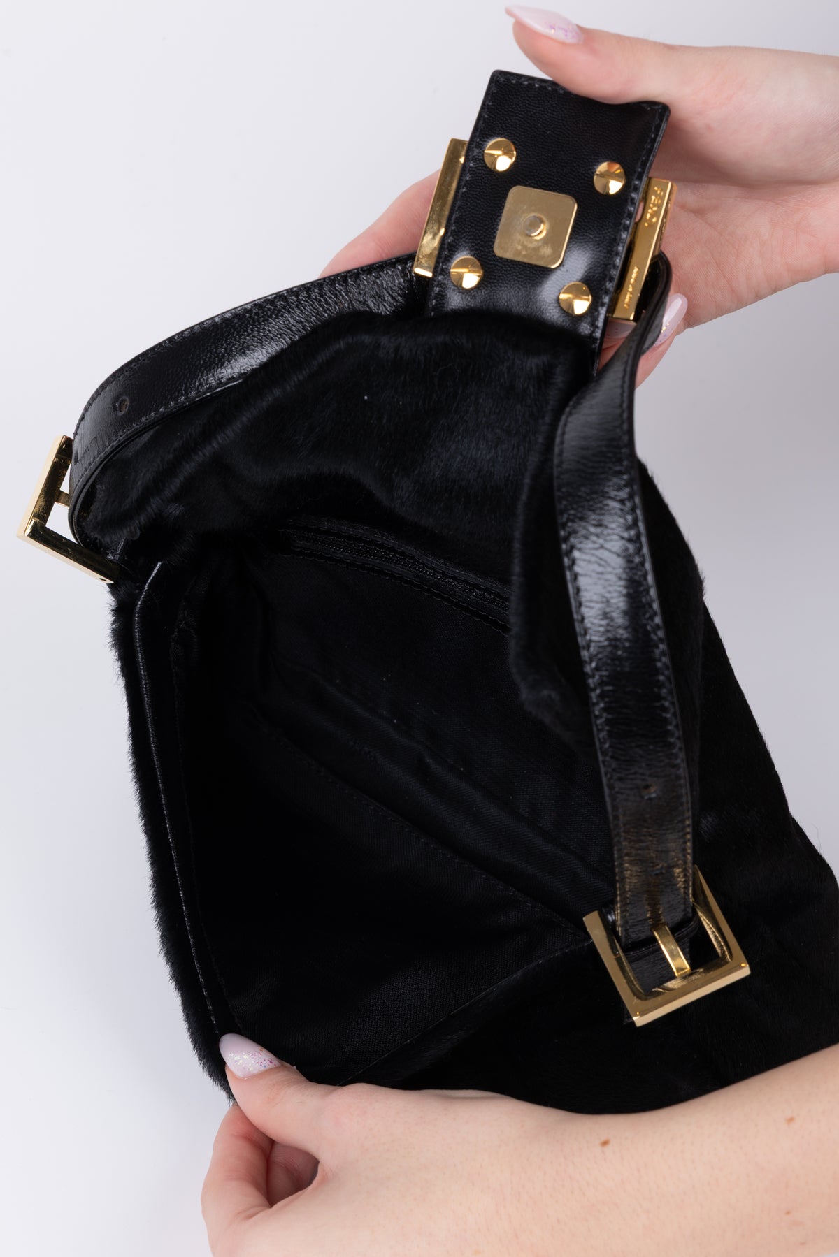FENDI BAGUETTE CAVALLINO