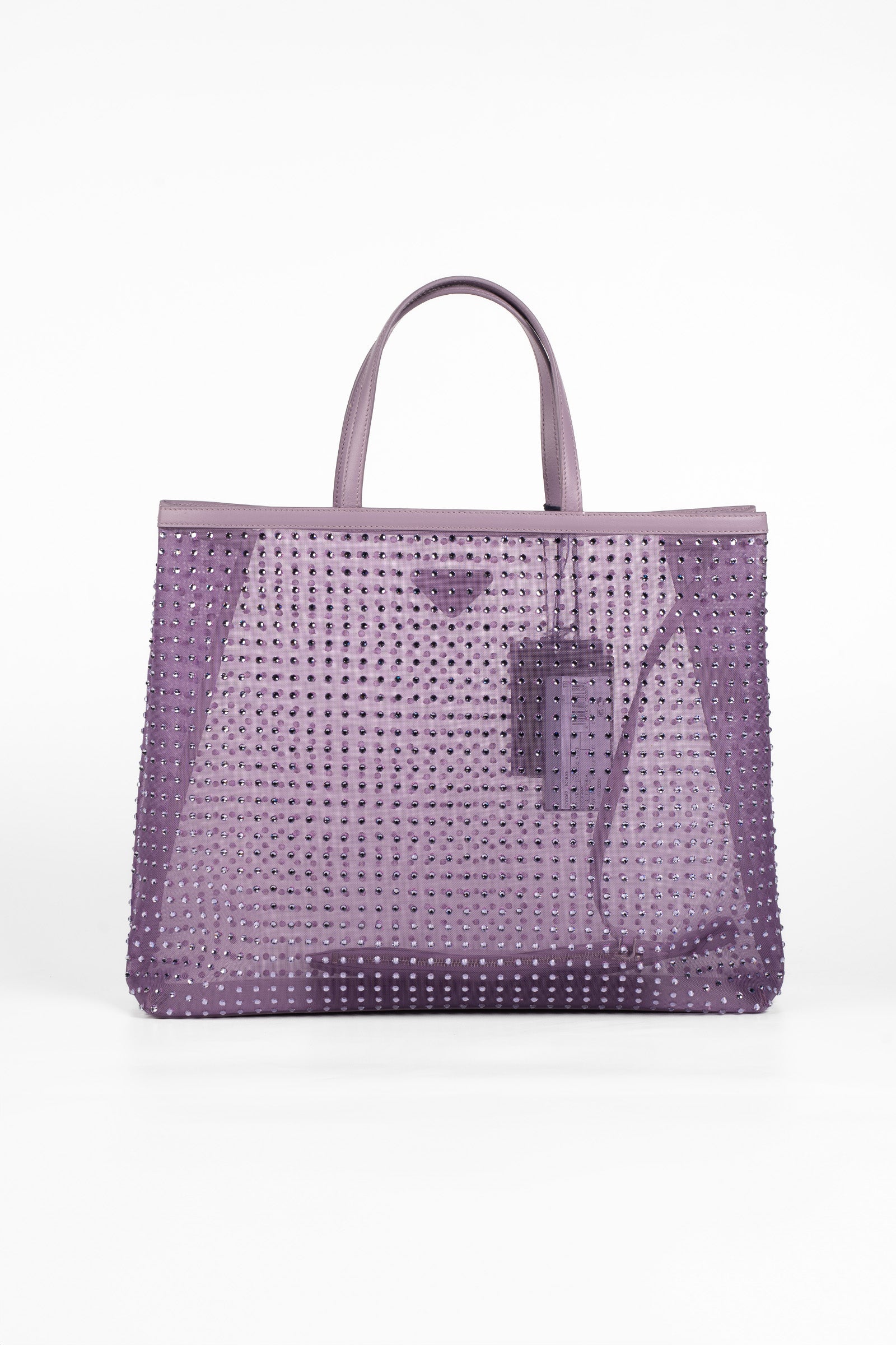 Prada Shopper Viola con paillettes