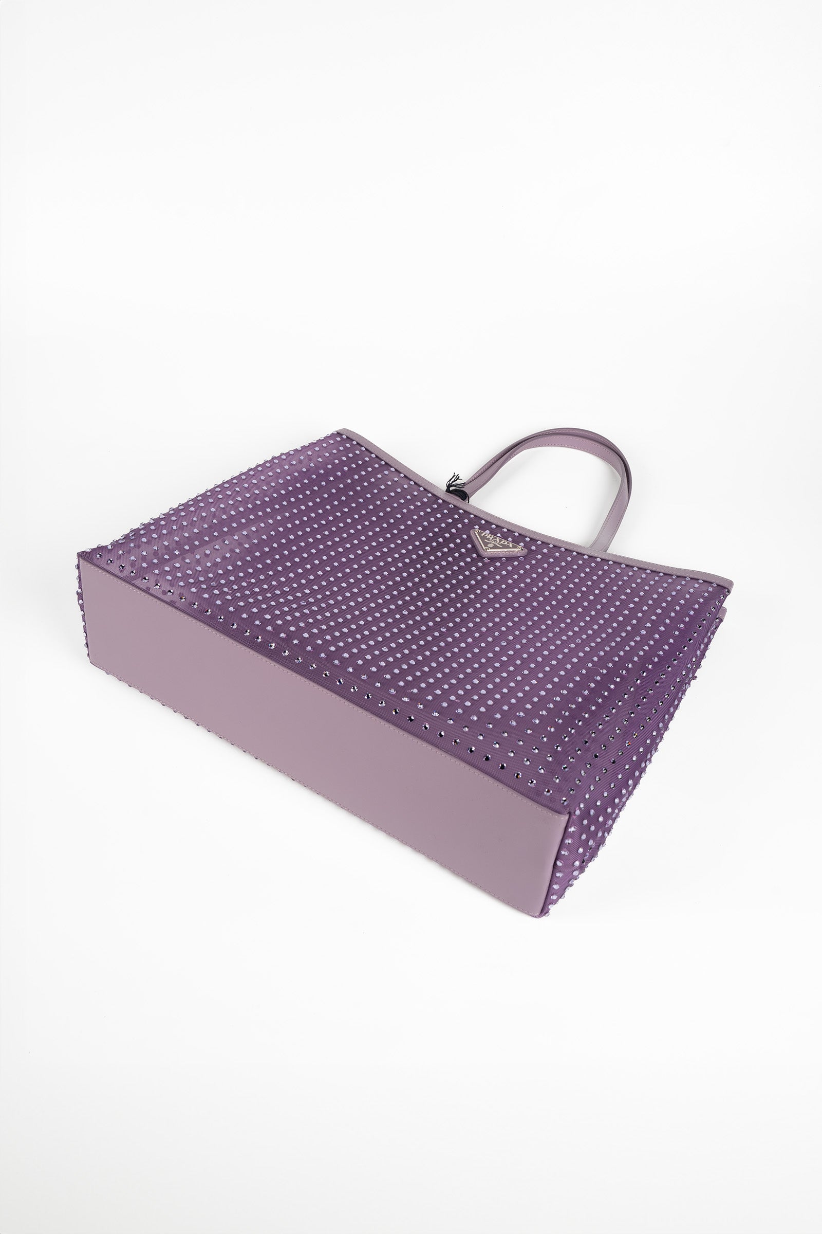 Prada Shopper Viola con paillettes
