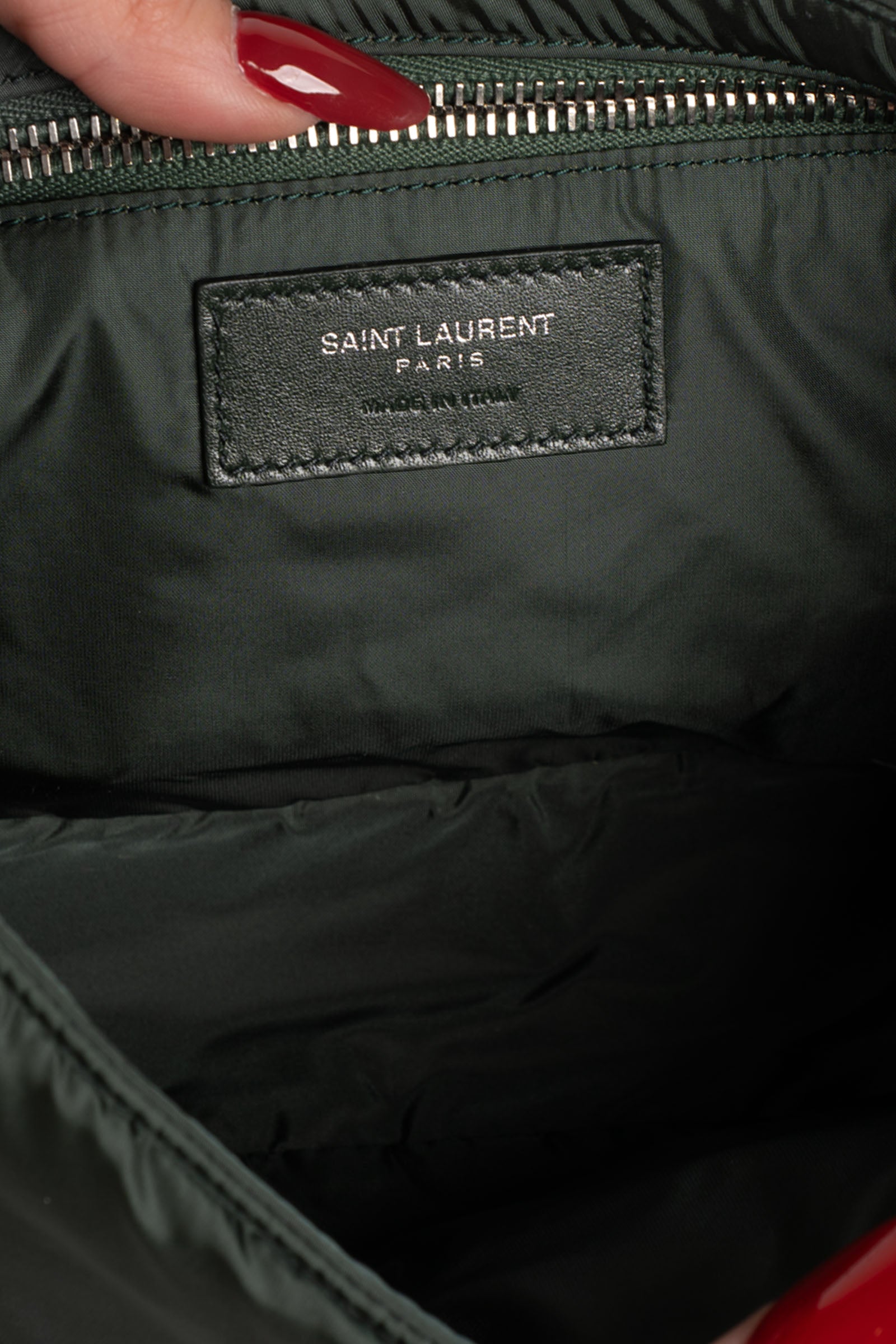 Saint Laurent le 5 A' 7 verde scuro